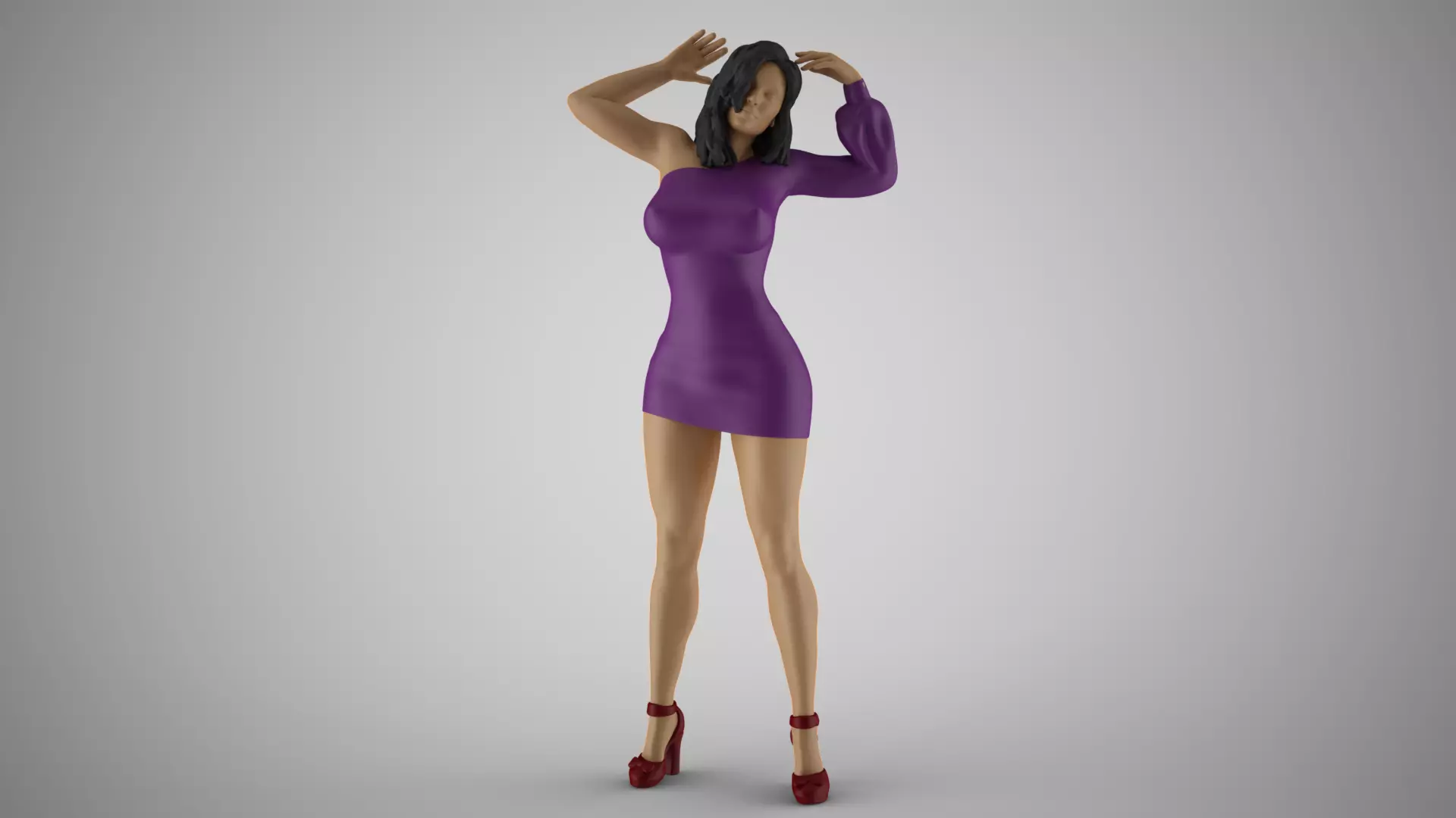 Unbalanced Woman 3D print model_0
