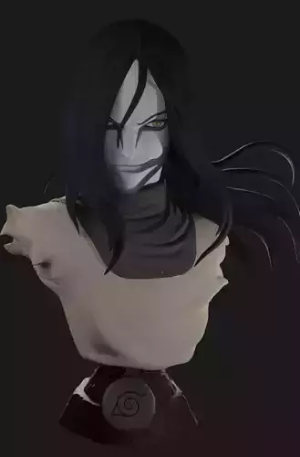 Bust Orochimaru with alternative Head