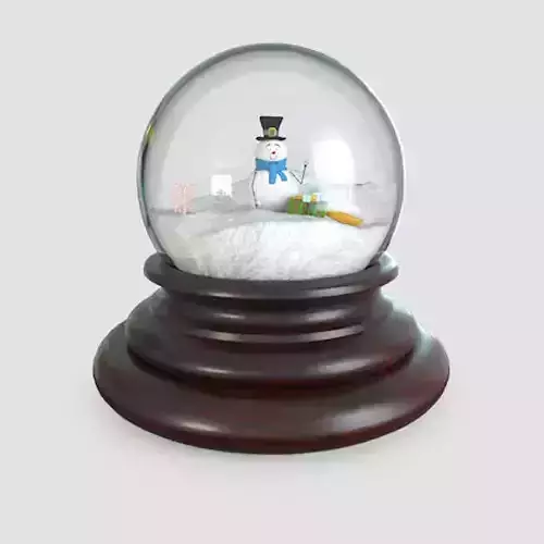 Glass Snow Globes 3D model