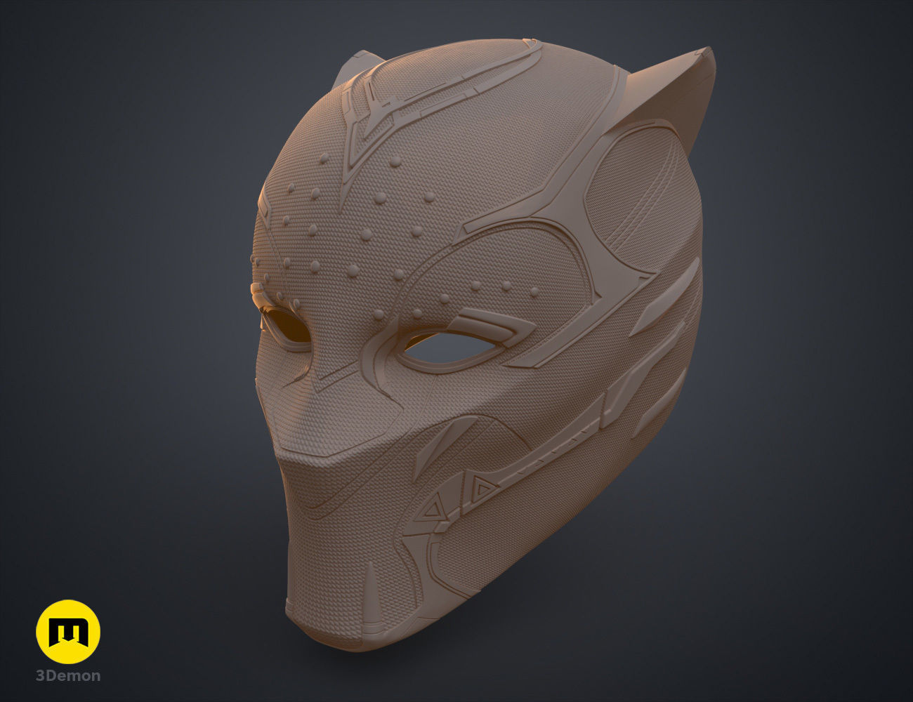 Queen Shuri Helmet - Black Panther Wakanda Forever 3D print model_13