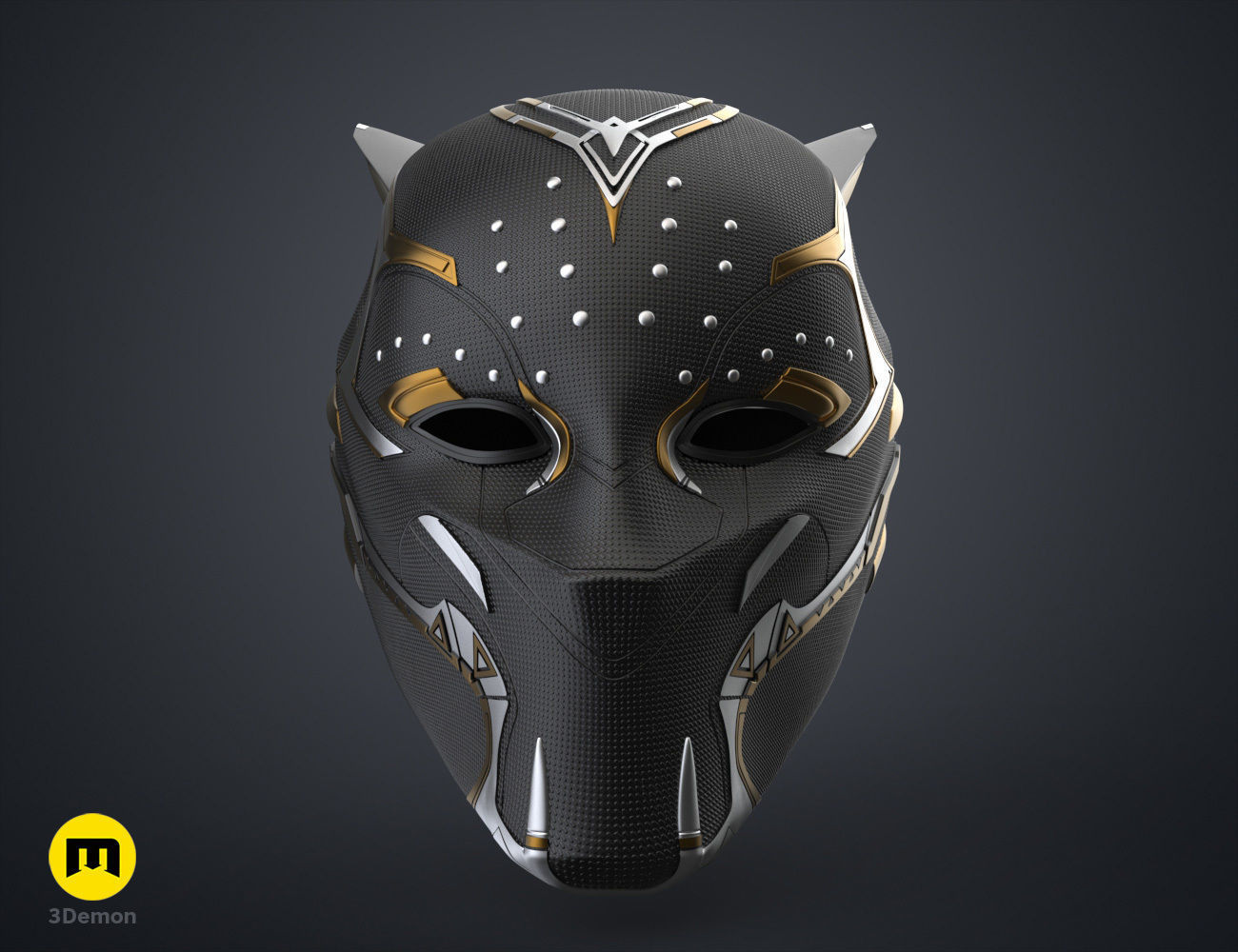 Queen Shuri Helmet - Black Panther Wakanda Forever 3D print model_1