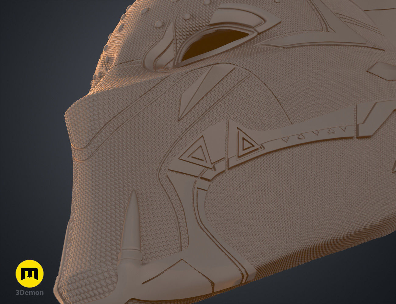 Queen Shuri Helmet - Black Panther Wakanda Forever 3D print model_21