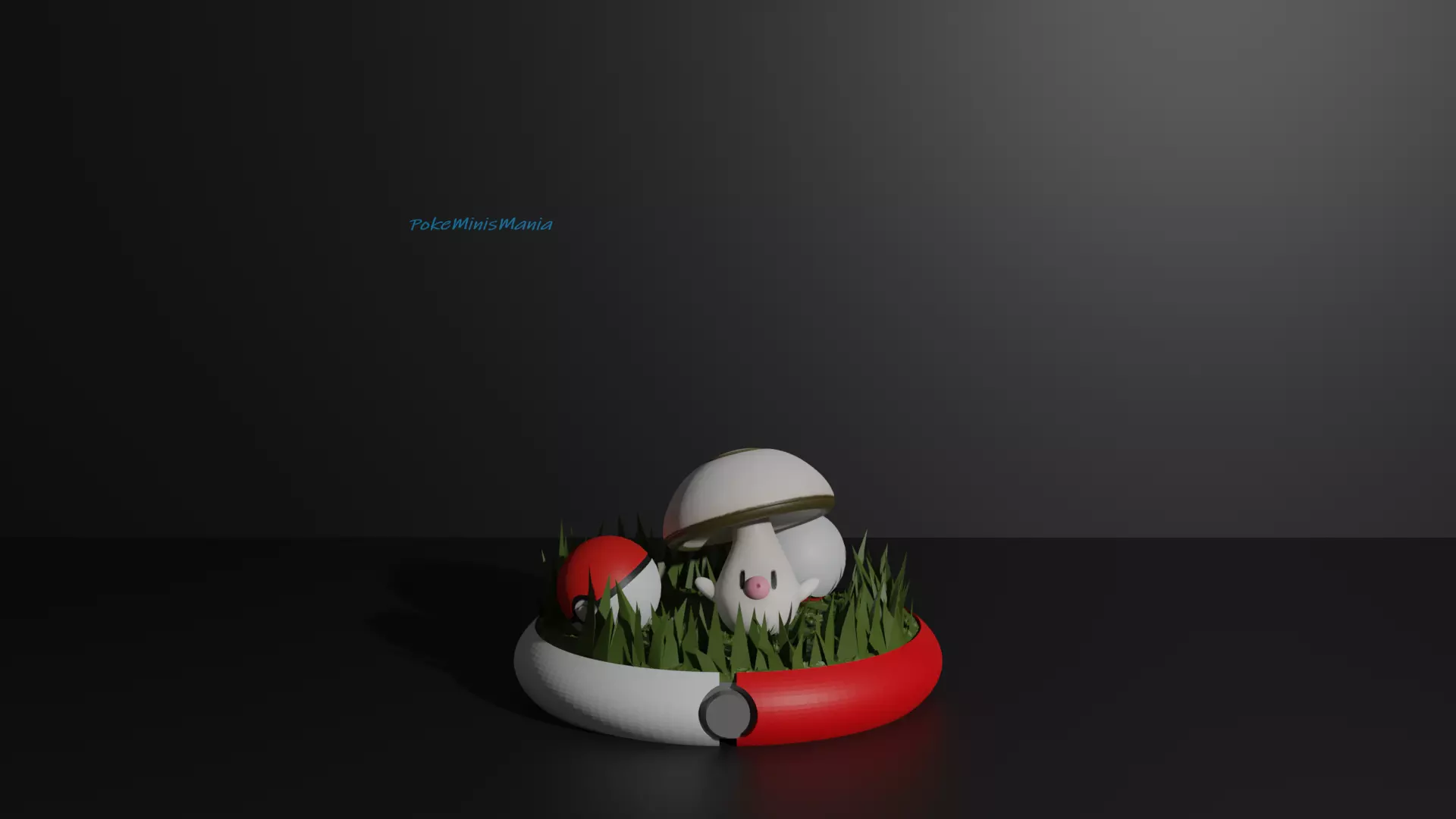 Foongus pokemon 3D print model 3D print model