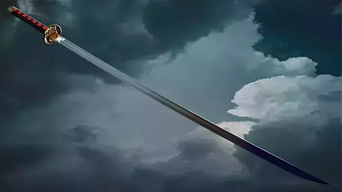 Katana with Death Kanji