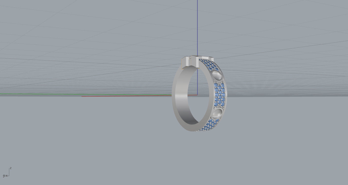 LOUIS VUITTON -Rings  3D print model_9