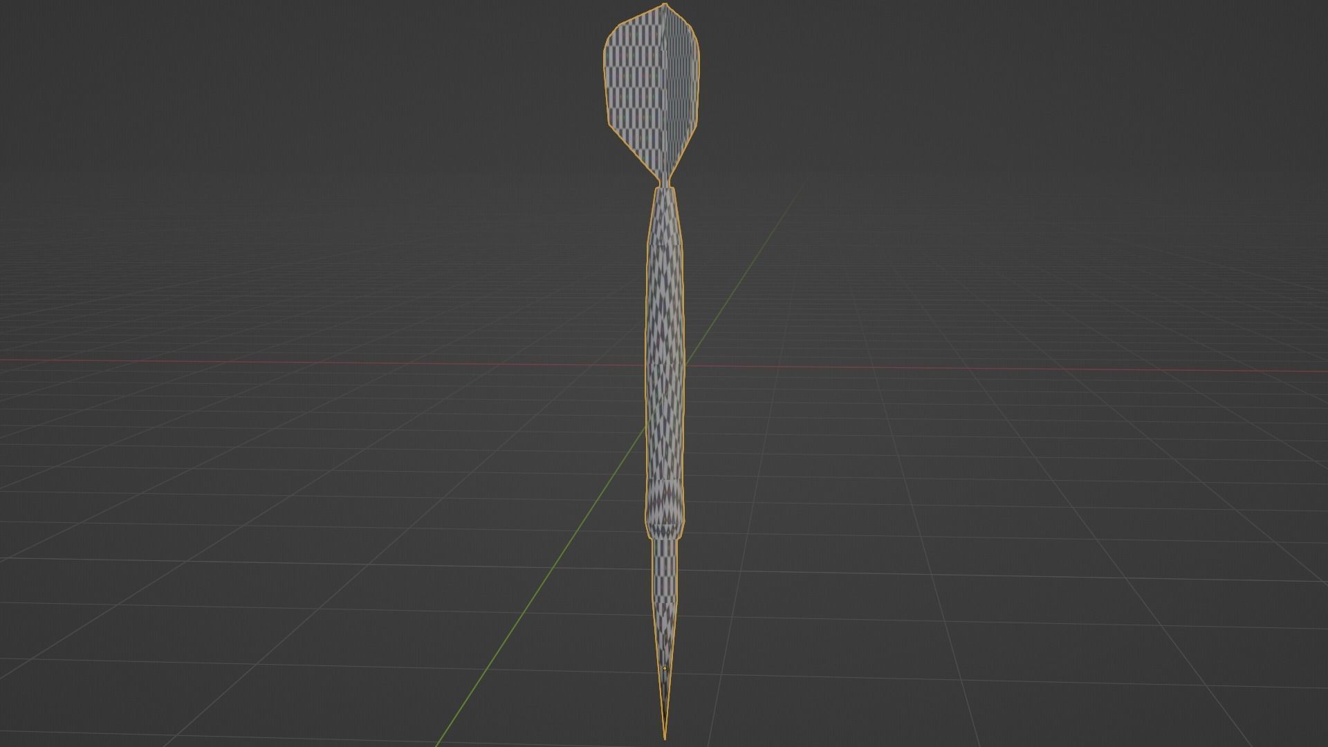 Darts Low-poly 3D model_5