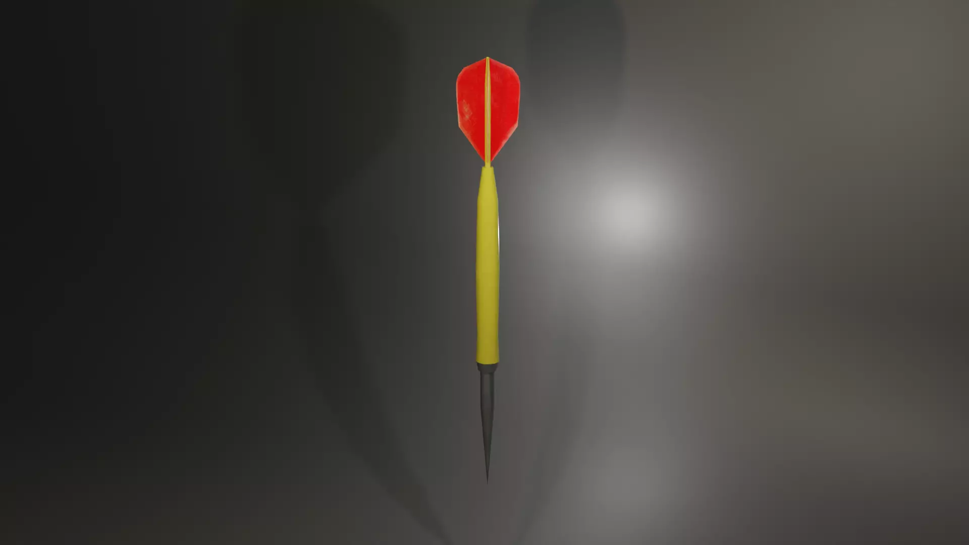 Darts Low-poly 3D model_0