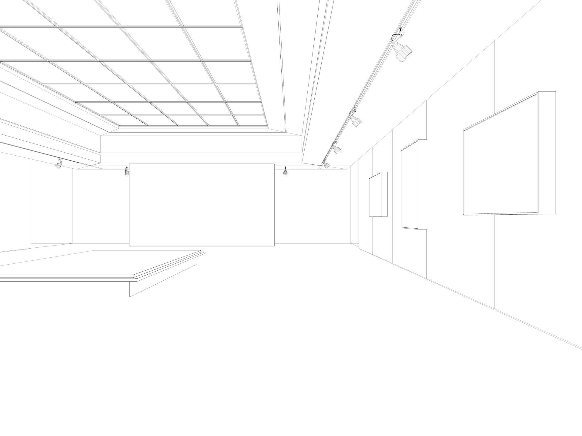 Art Gallery Exhibition 2 3D model_6