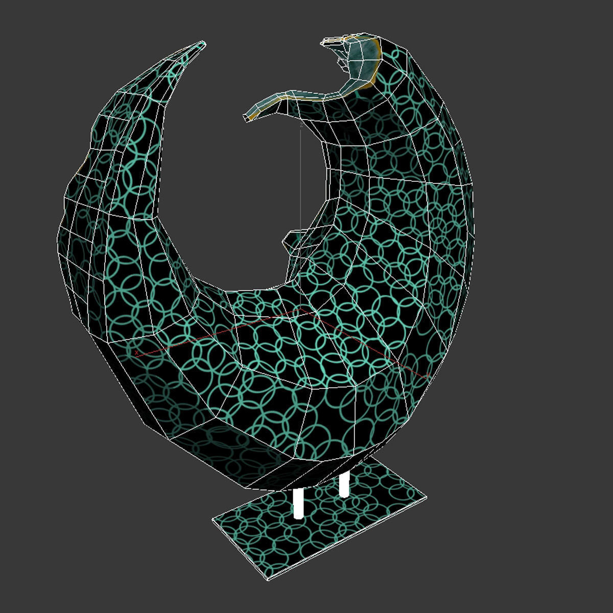 Kunst Ambiente Contemporary Art Statue 3D model_6