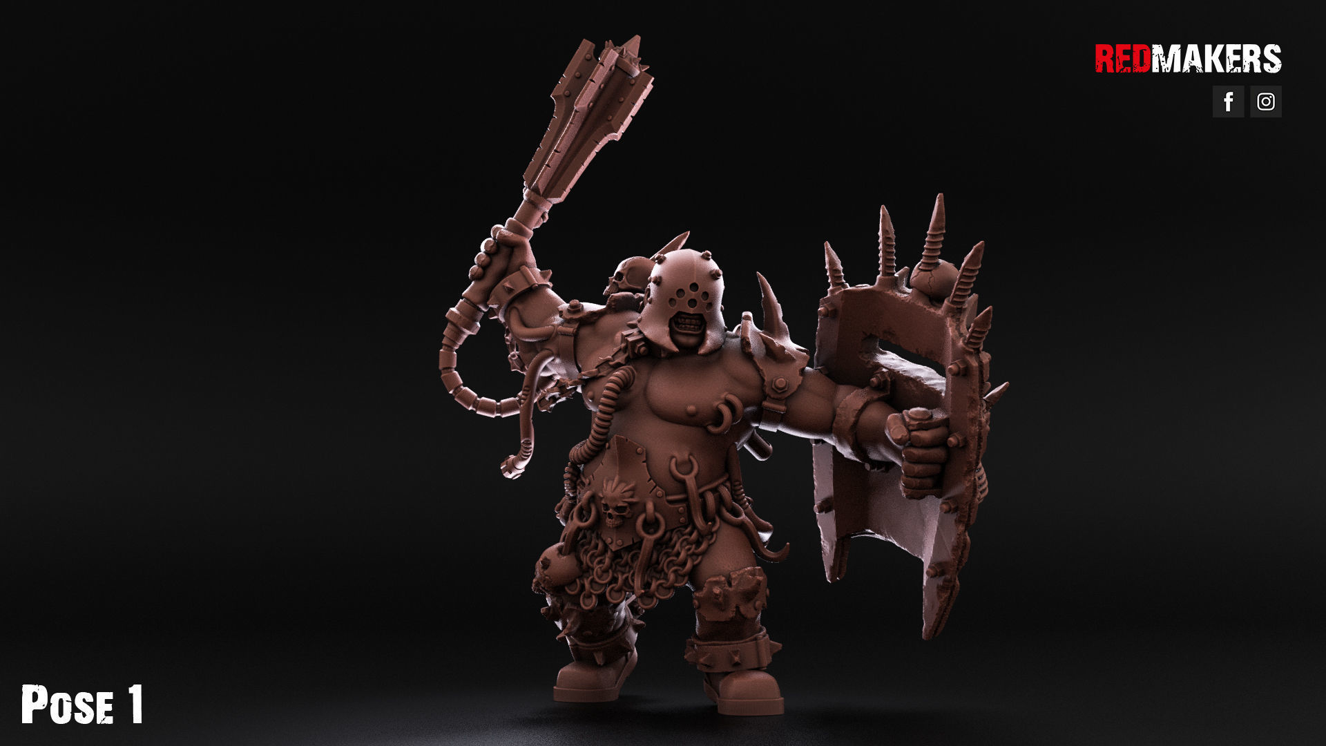 Pack of Abhuman Giants - Heretics 3D print model_12