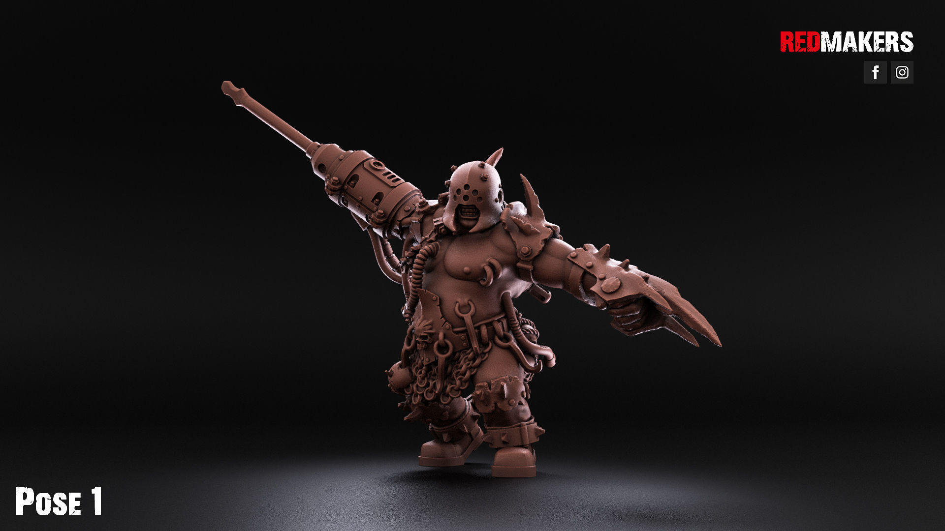 Pack of Abhuman Giants - Heretics 3D print model_17