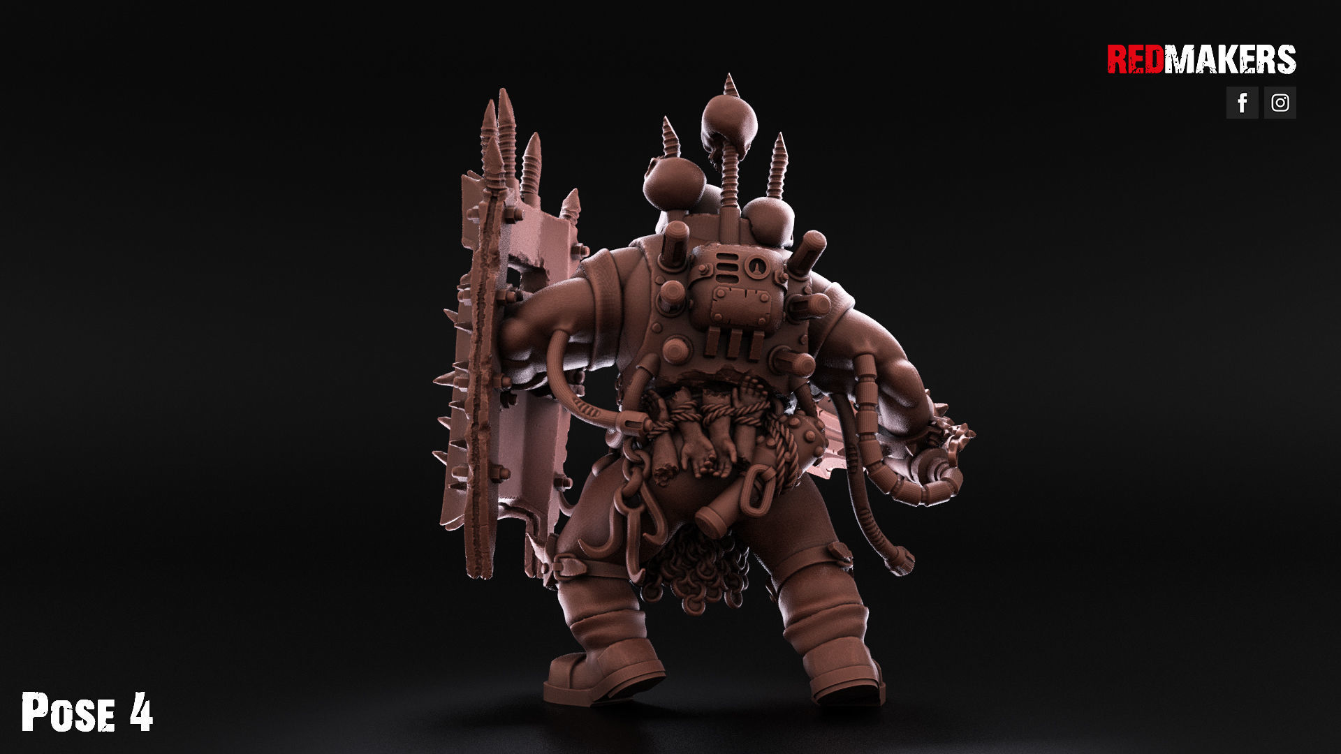 Pack of Abhuman Giants - Heretics 3D print model_36