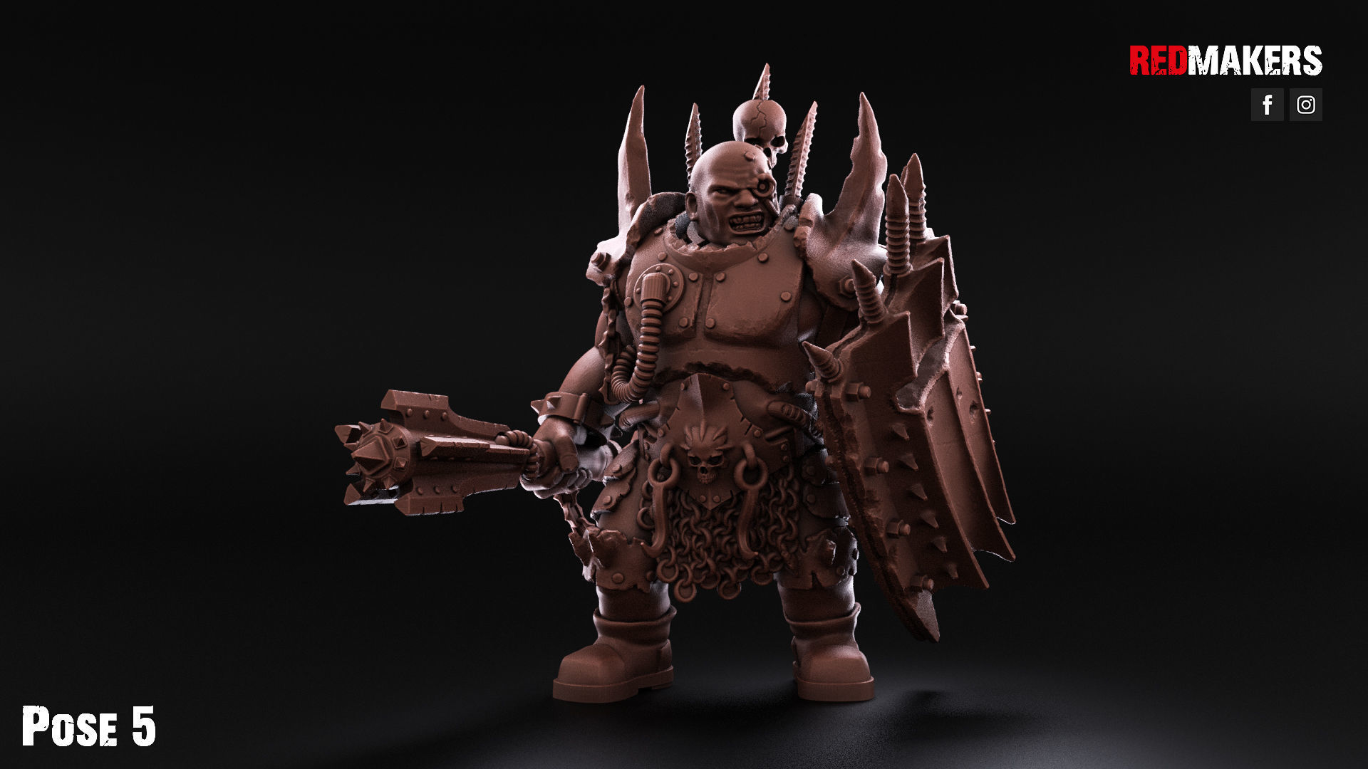 Pack of Abhuman Giants - Heretics 3D print model_42