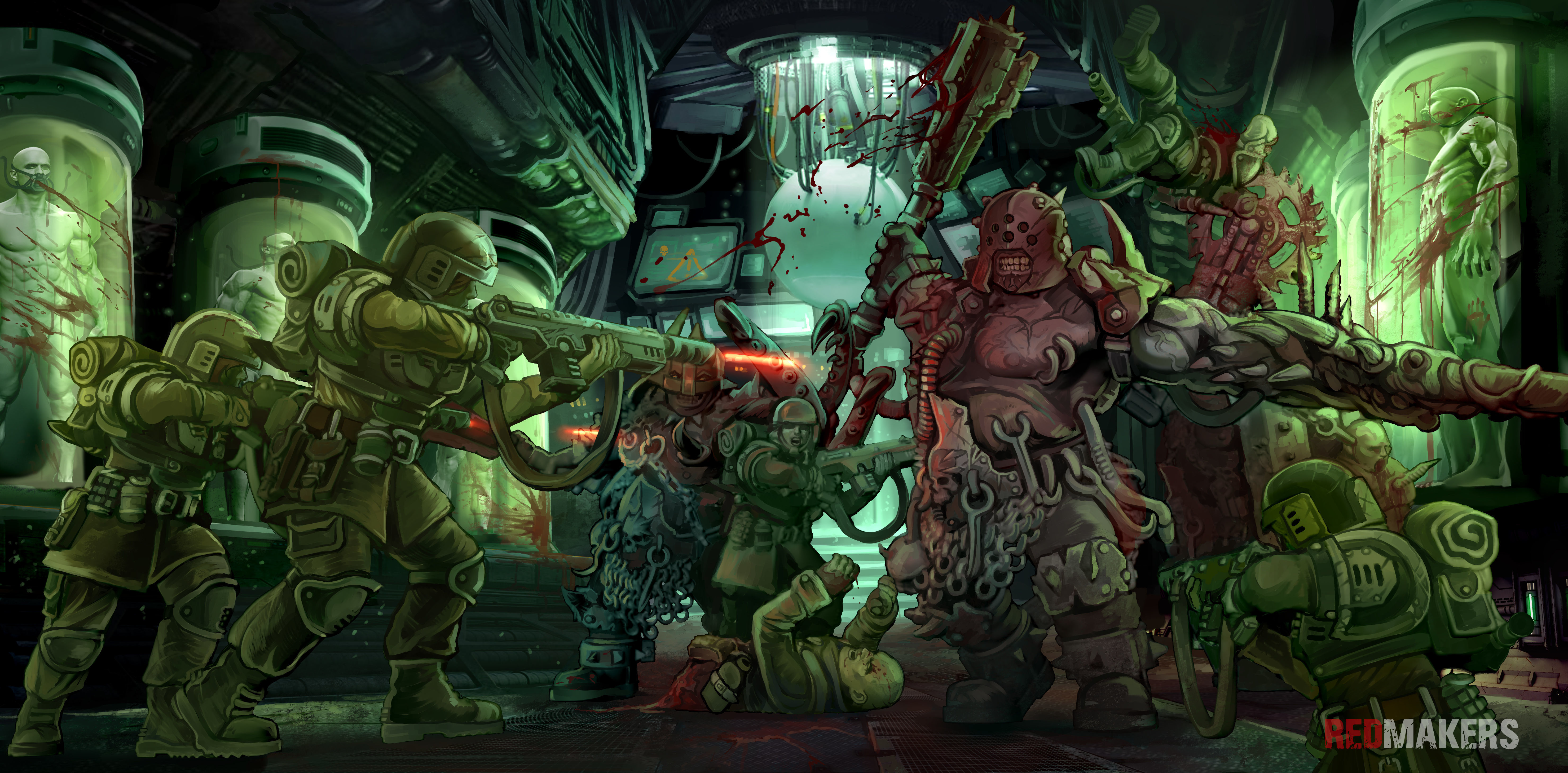 Pack of Abhuman Giants - Heretics 3D print model_65