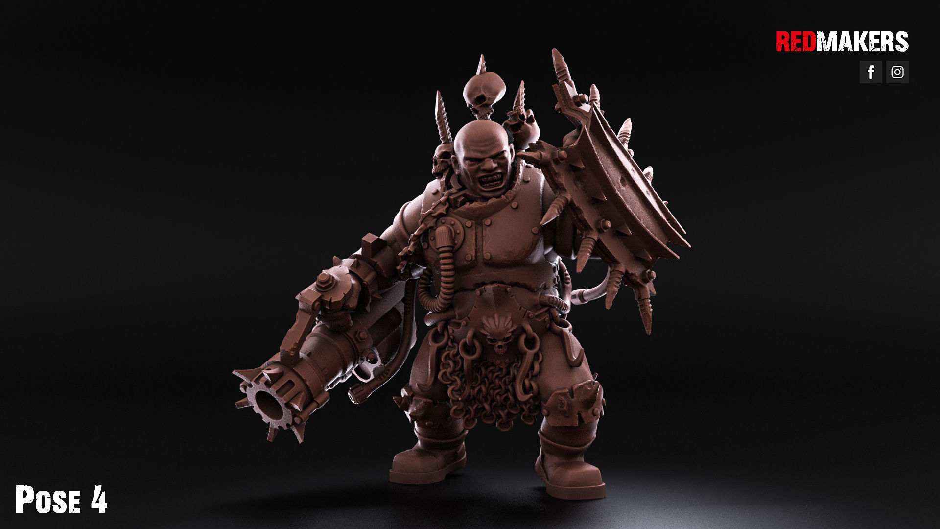 Pack of Abhuman Giants - Heretics 3D print model_37