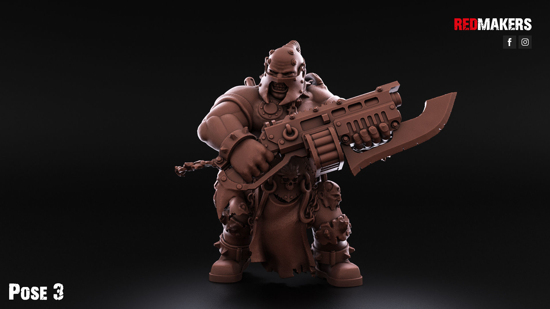 Pack of Abhuman Giants - Heretics 3D print model_33