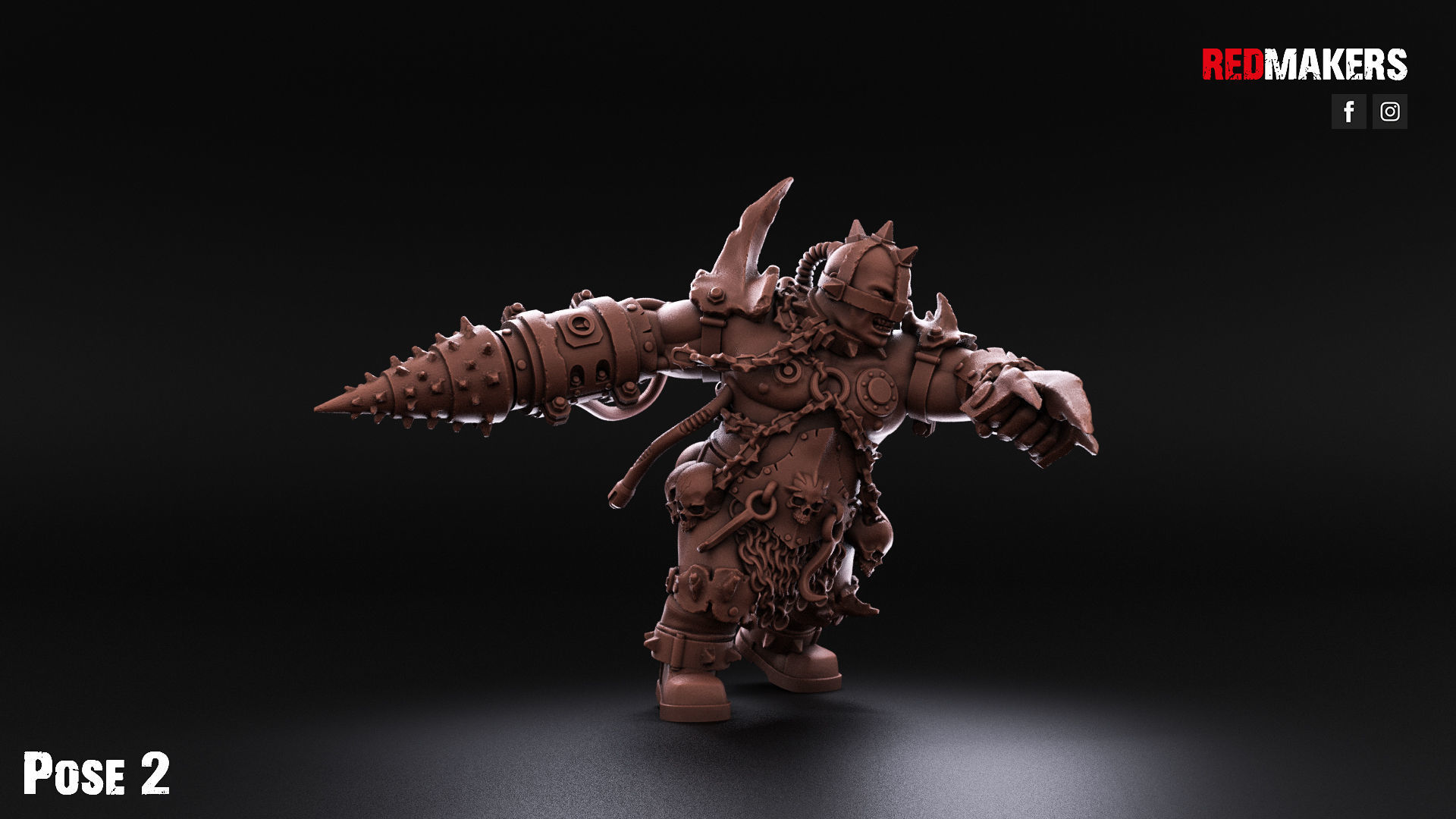 Pack of Abhuman Giants - Heretics 3D print model_24