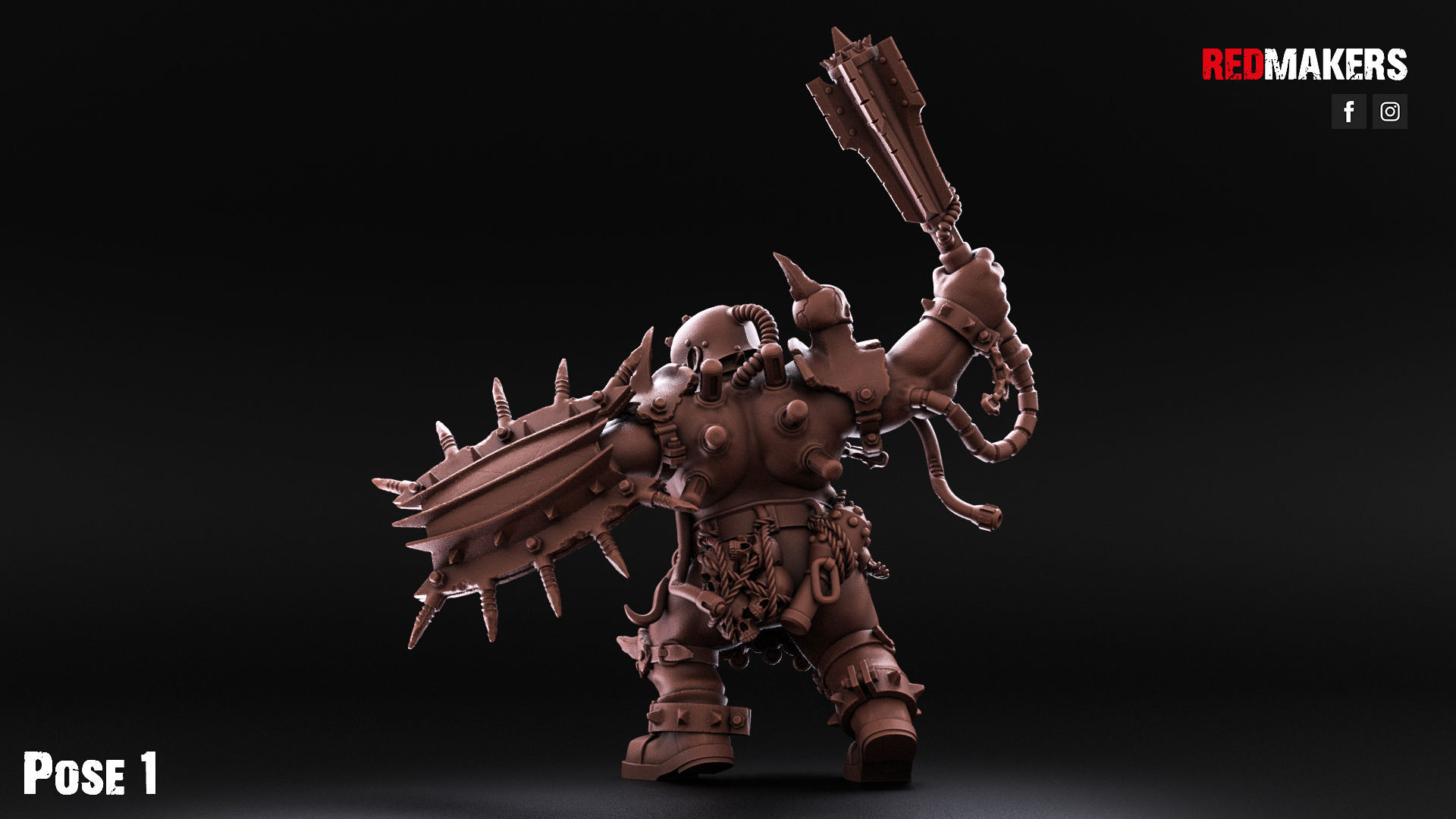 Pack of Abhuman Giants - Heretics 3D print model_15