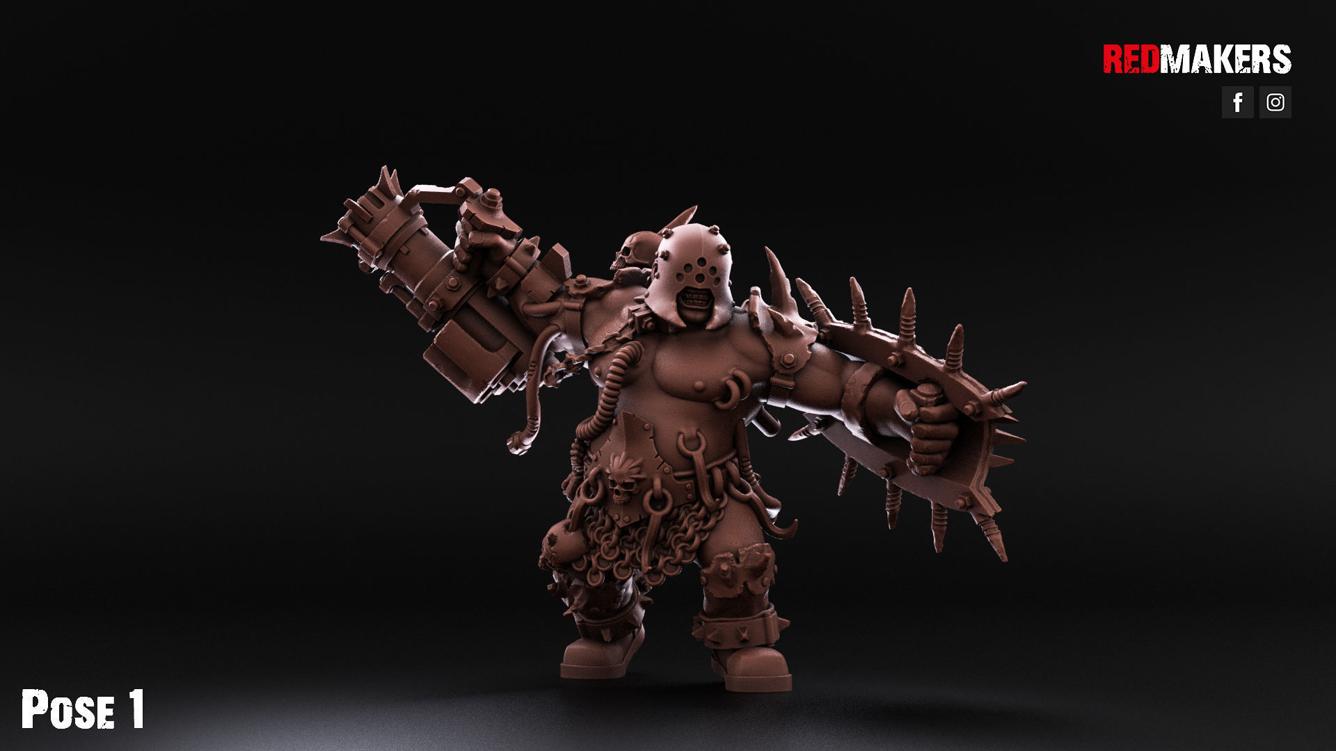 Pack of Abhuman Giants - Heretics 3D print model_16