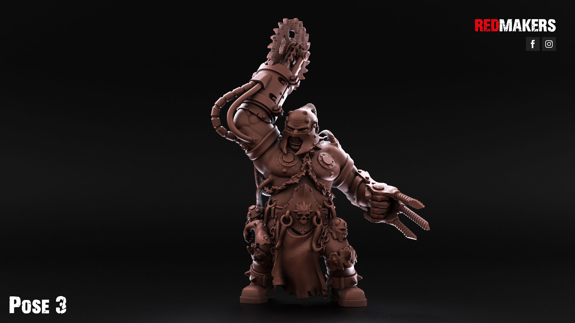 Pack of Abhuman Giants - Heretics 3D print model_31