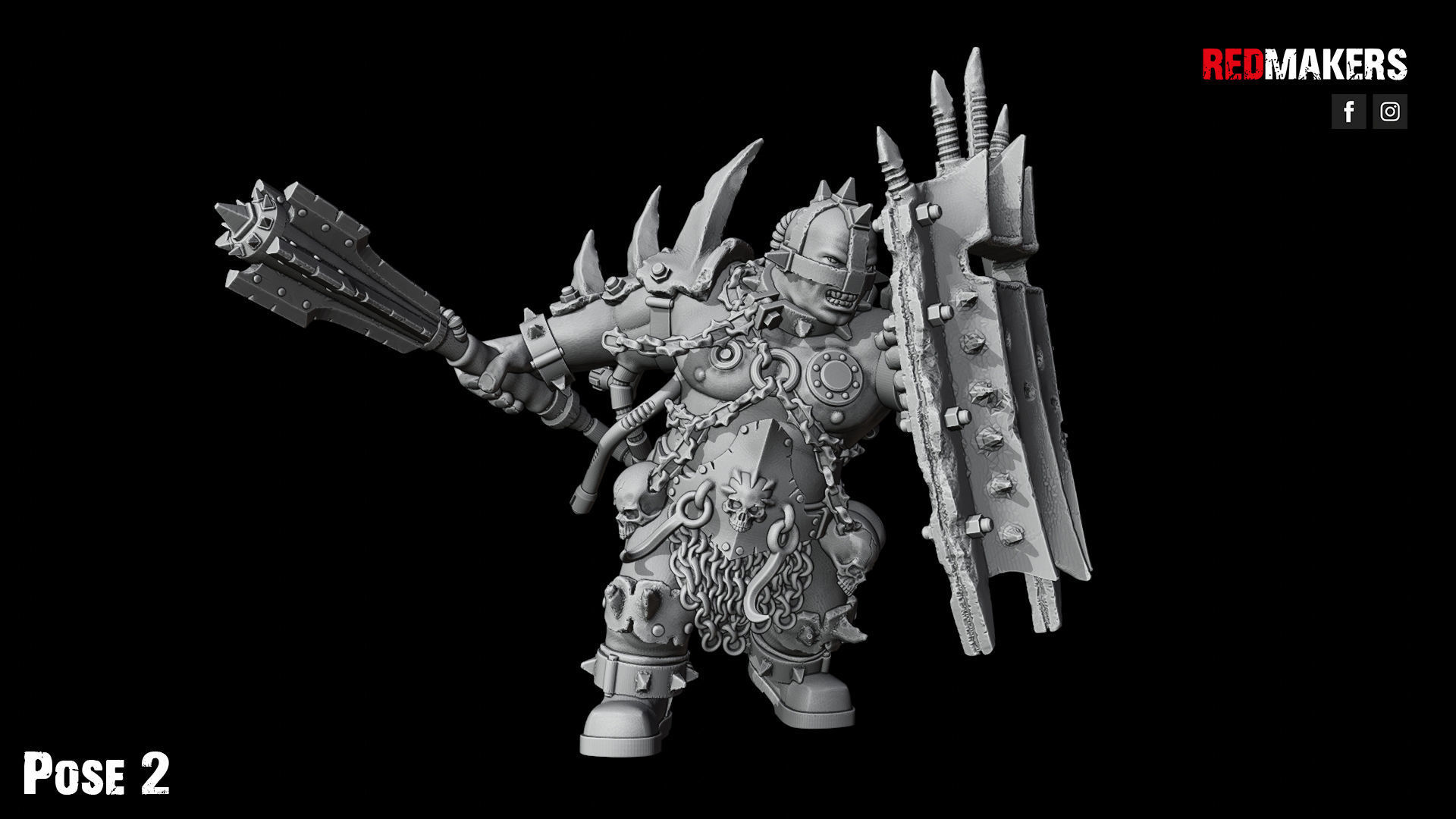 Pack of Abhuman Giants - Heretics 3D print model_53