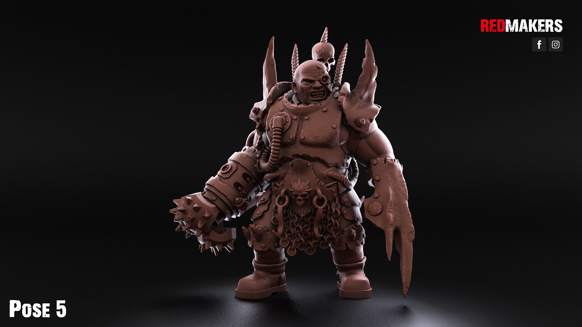 Pack of Abhuman Giants - Heretics 3D print model_45