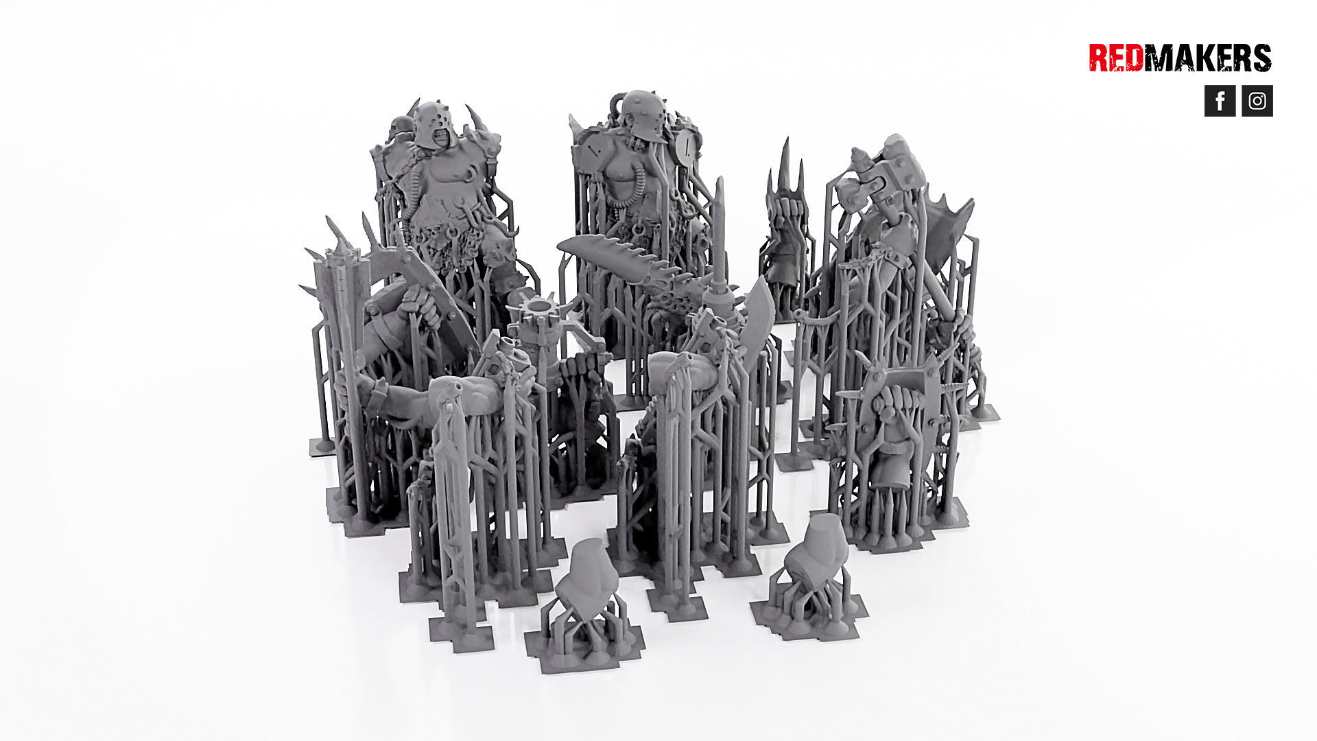 Pack of Abhuman Giants - Heretics 3D print model_49