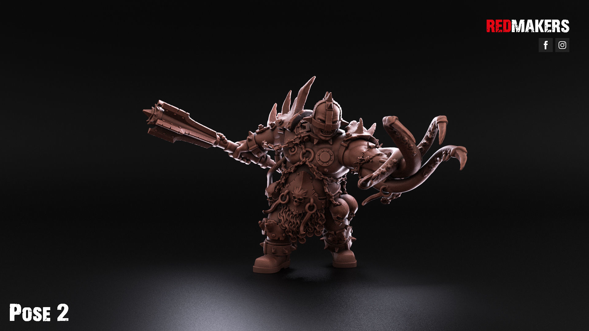 Pack of Abhuman Giants - Heretics 3D print model_25