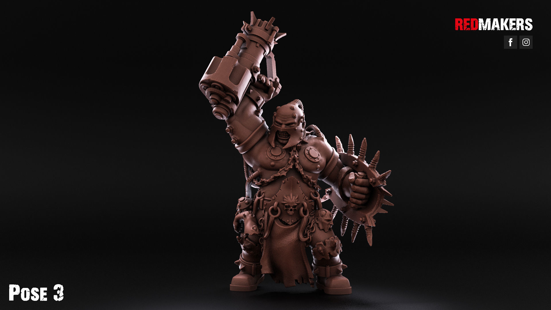 Pack of Abhuman Giants - Heretics 3D print model_30
