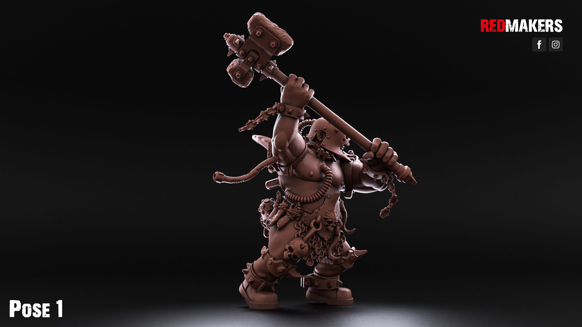 Pack of Abhuman Giants - Heretics 3D print model_20