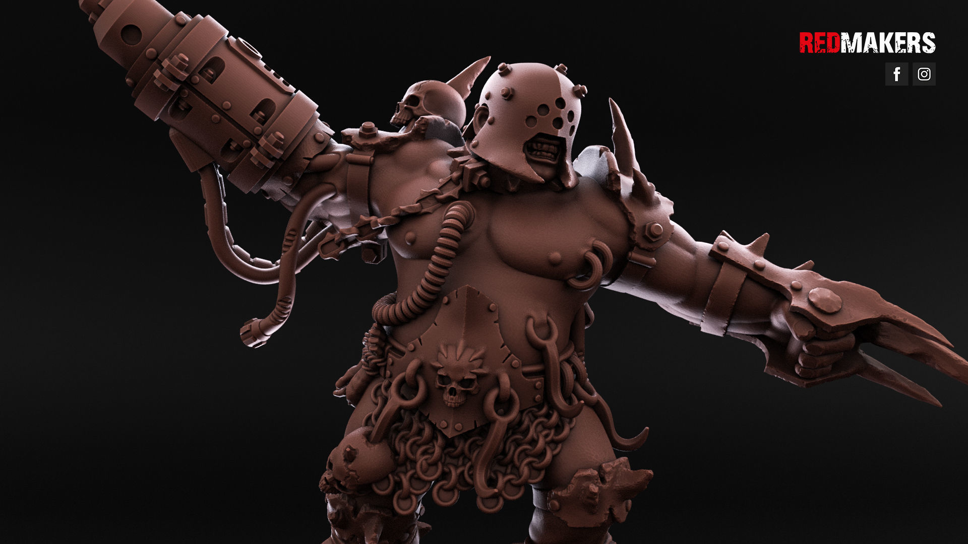 Pack of Abhuman Giants - Heretics 3D print model_4
