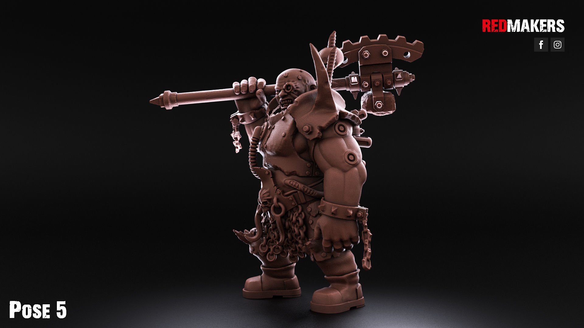Pack of Abhuman Giants - Heretics 3D print model_48