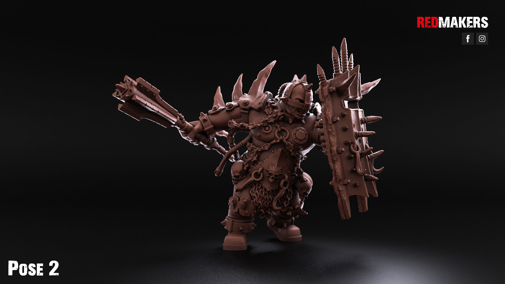 Pack of Abhuman Giants - Heretics 3D print model_21