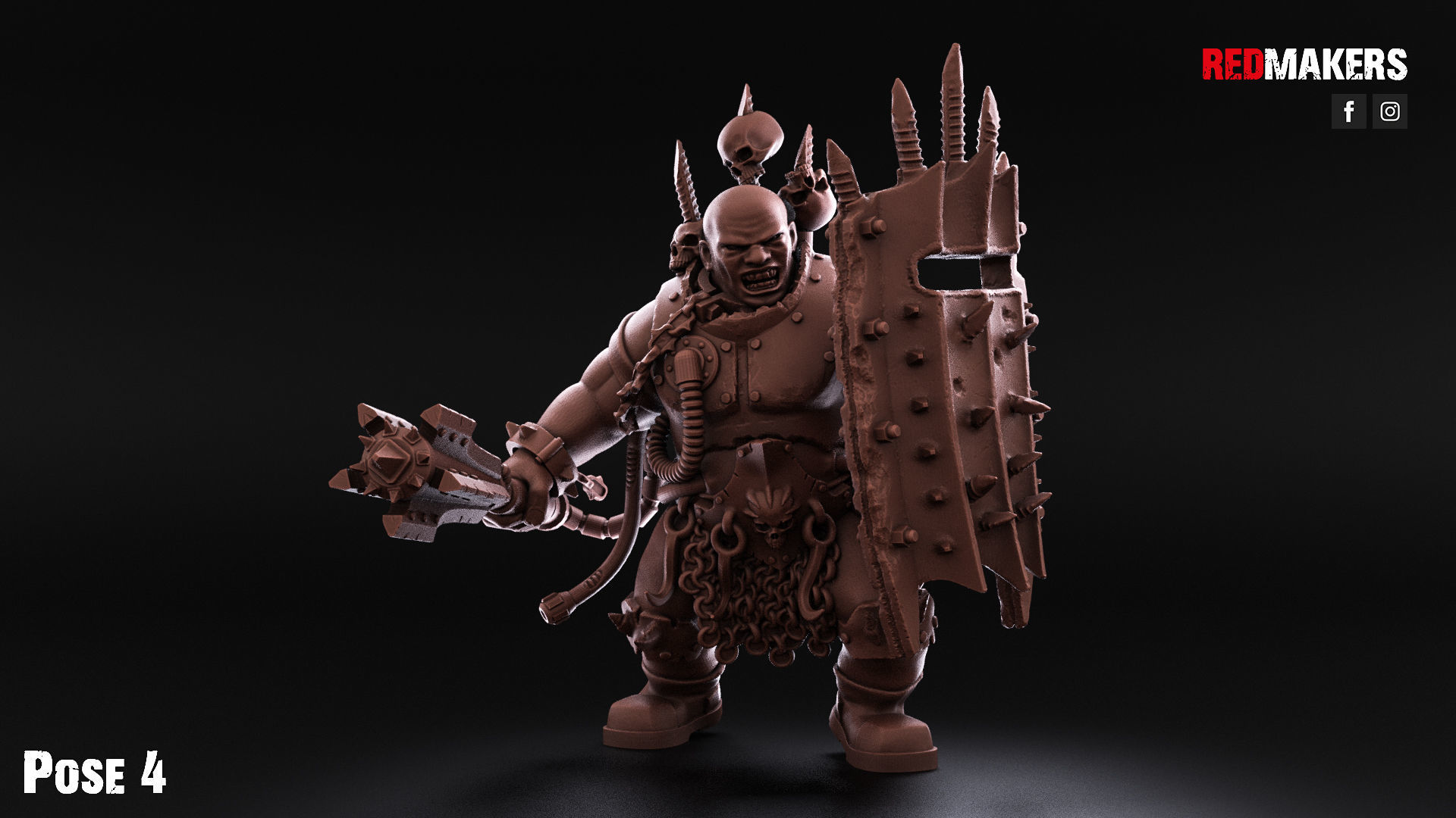 Pack of Abhuman Giants - Heretics 3D print model_35