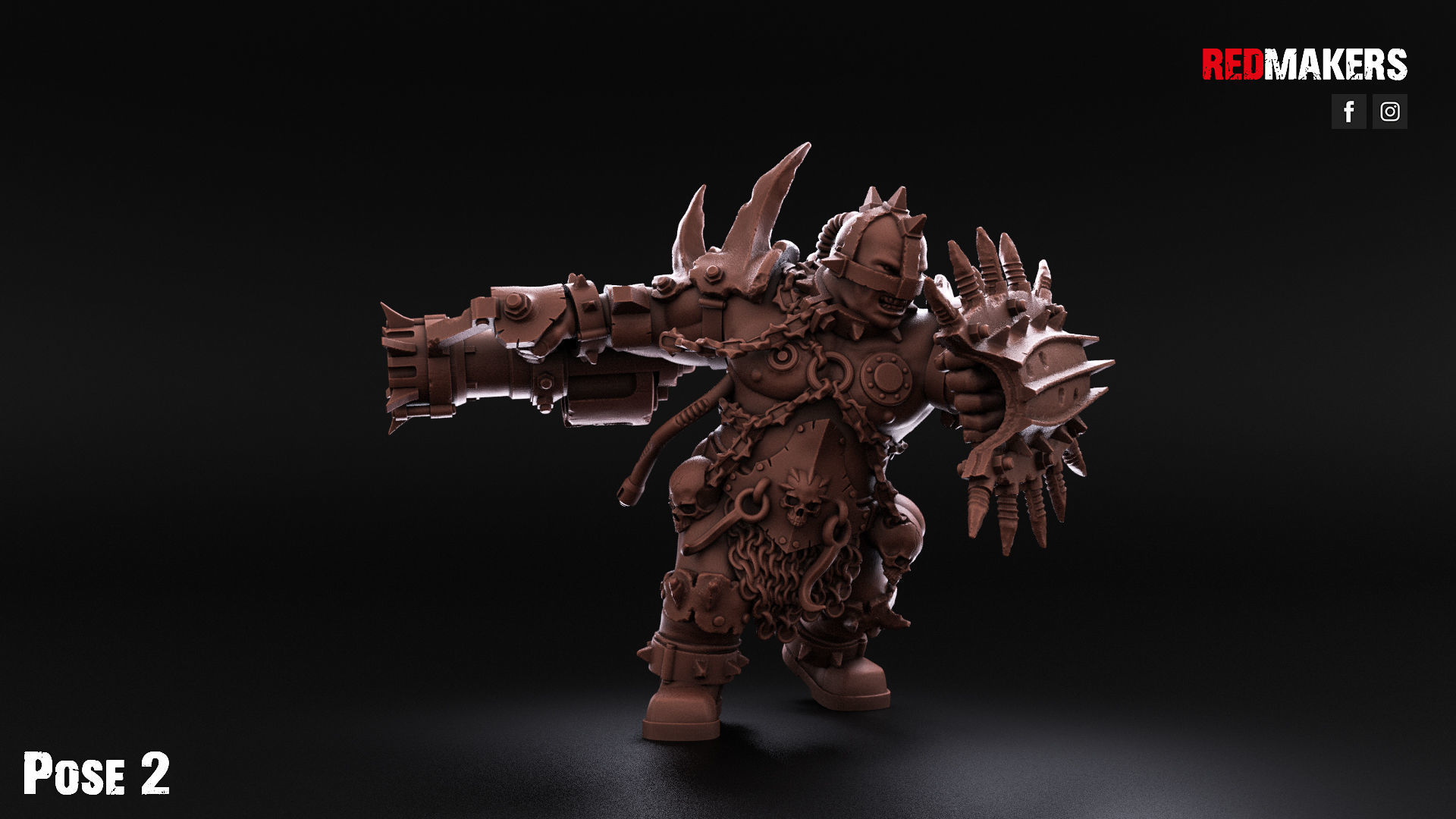 Pack of Abhuman Giants - Heretics 3D print model_23