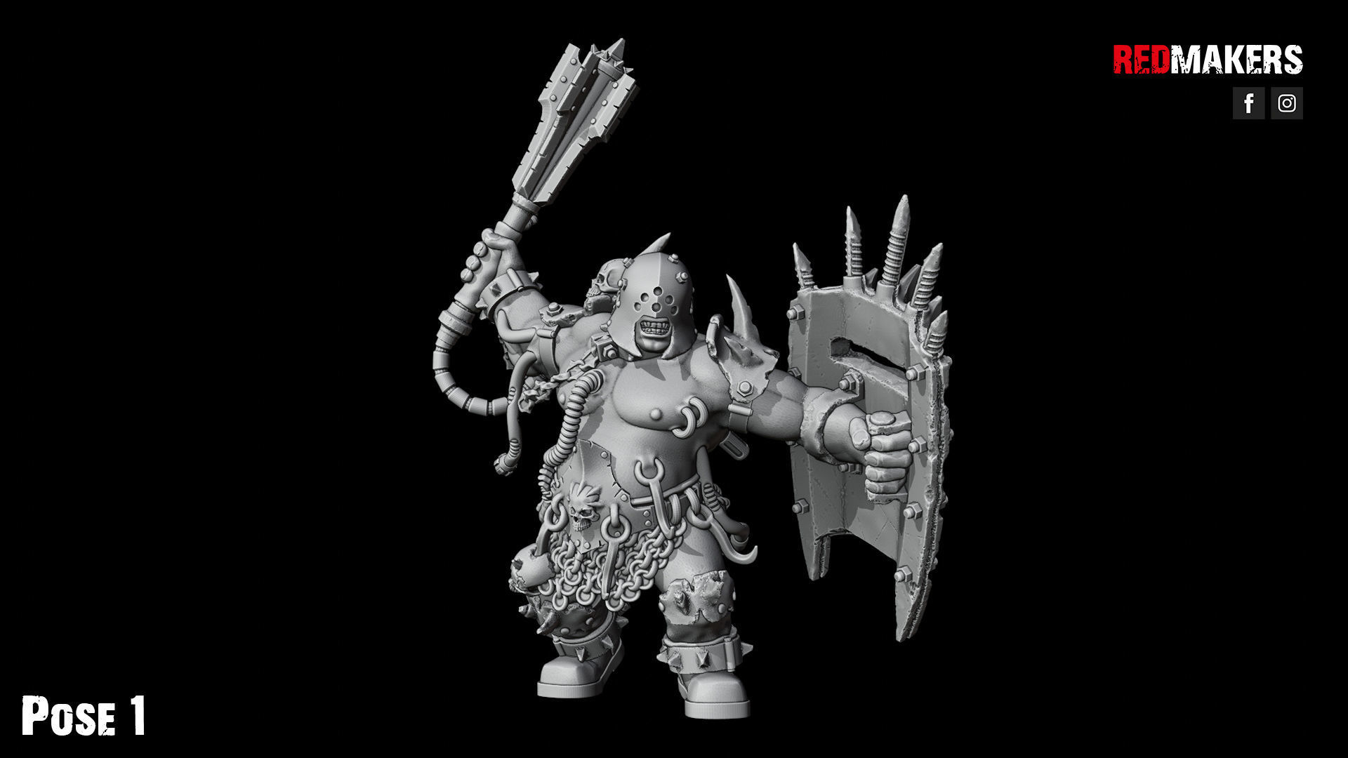 Pack of Abhuman Giants - Heretics 3D print model_50