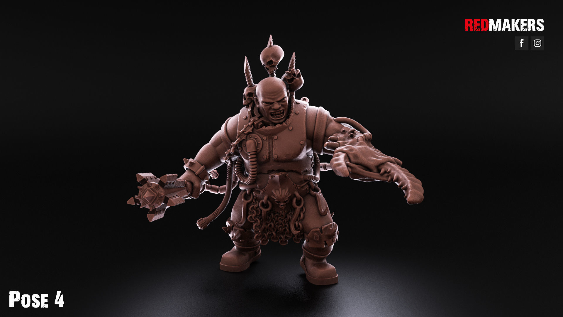 Pack of Abhuman Giants - Heretics 3D print model_39