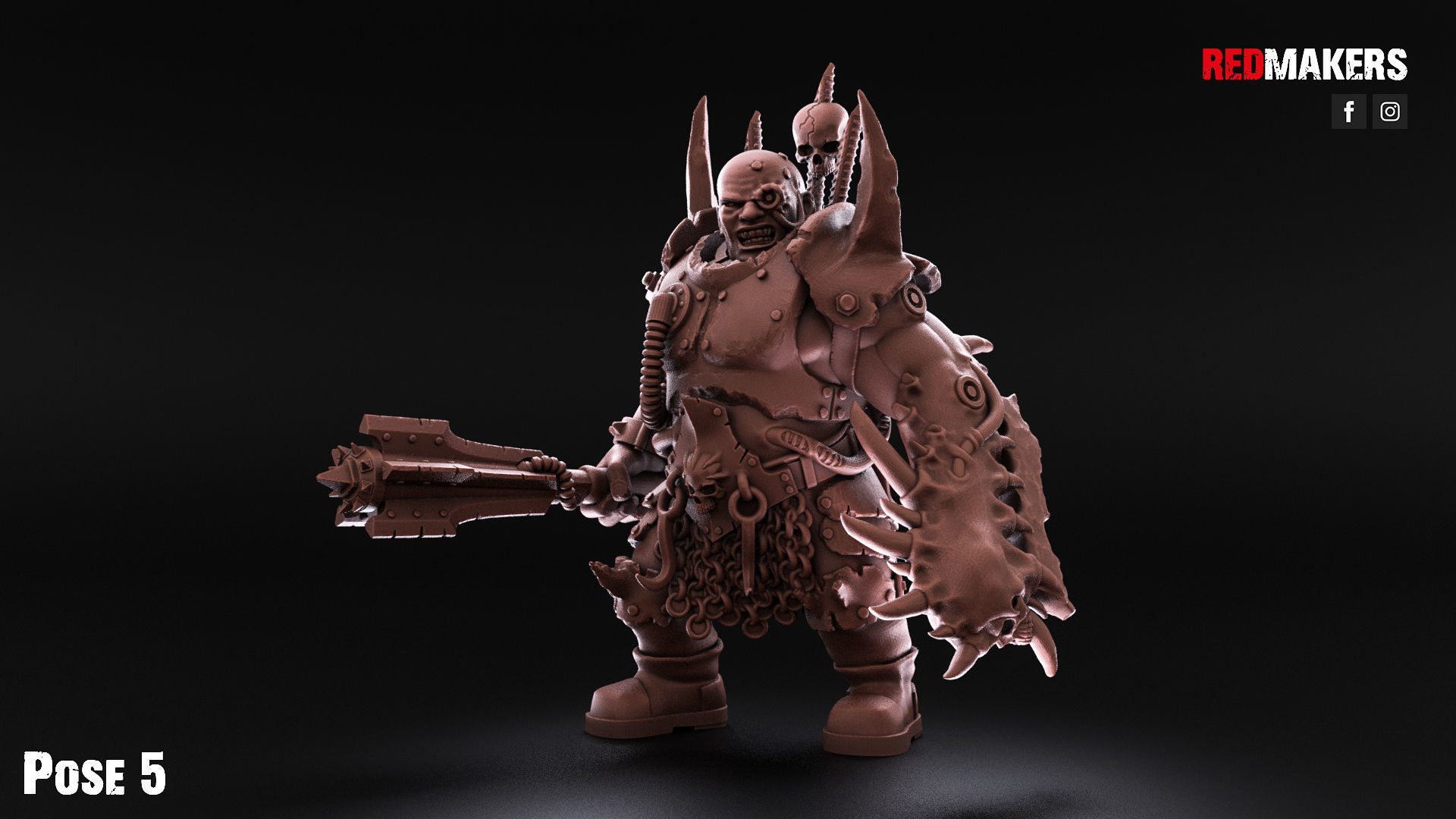 Pack of Abhuman Giants - Heretics 3D print model_46
