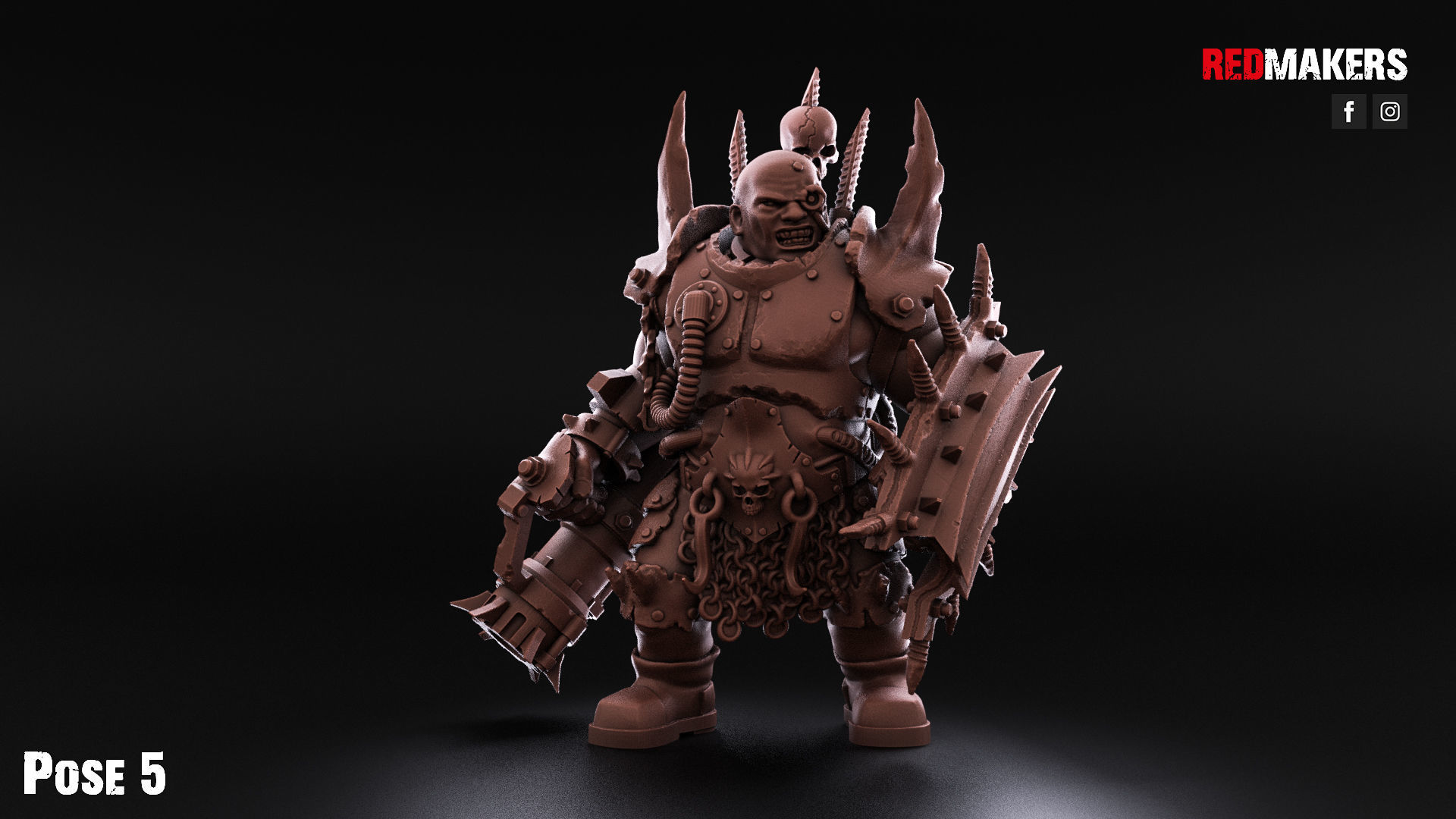 Pack of Abhuman Giants - Heretics 3D print model_44