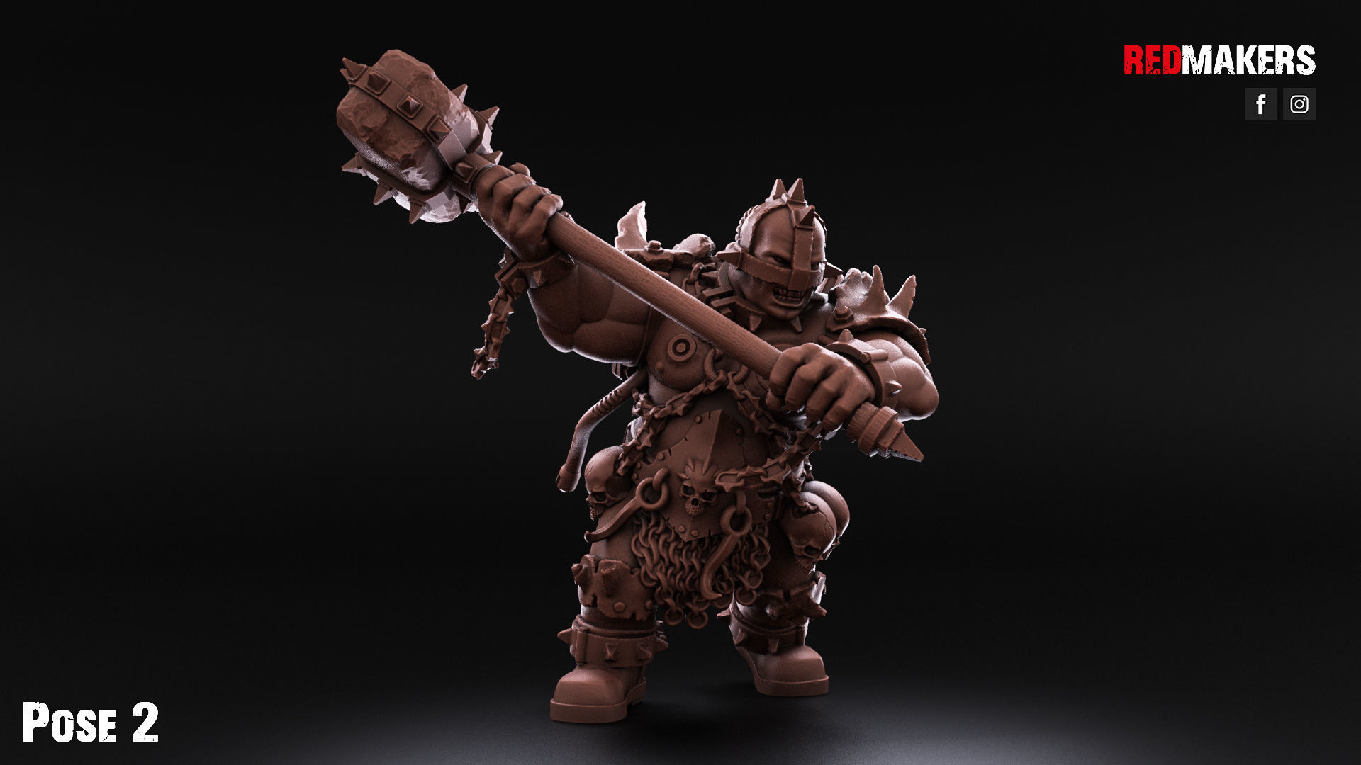 Pack of Abhuman Giants - Heretics 3D print model_27