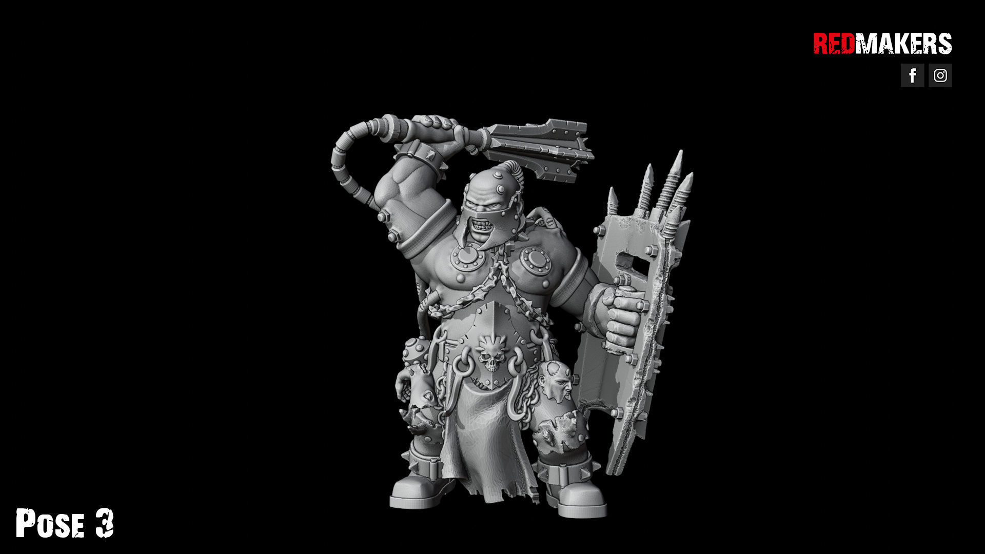 Pack of Abhuman Giants - Heretics 3D print model_56