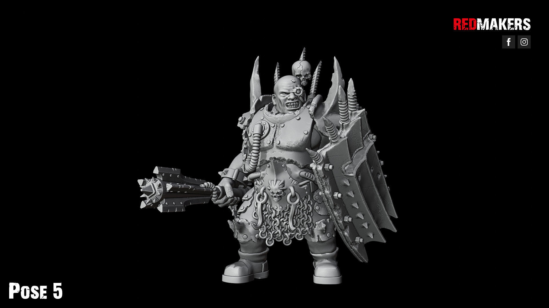 Pack of Abhuman Giants - Heretics 3D print model_62