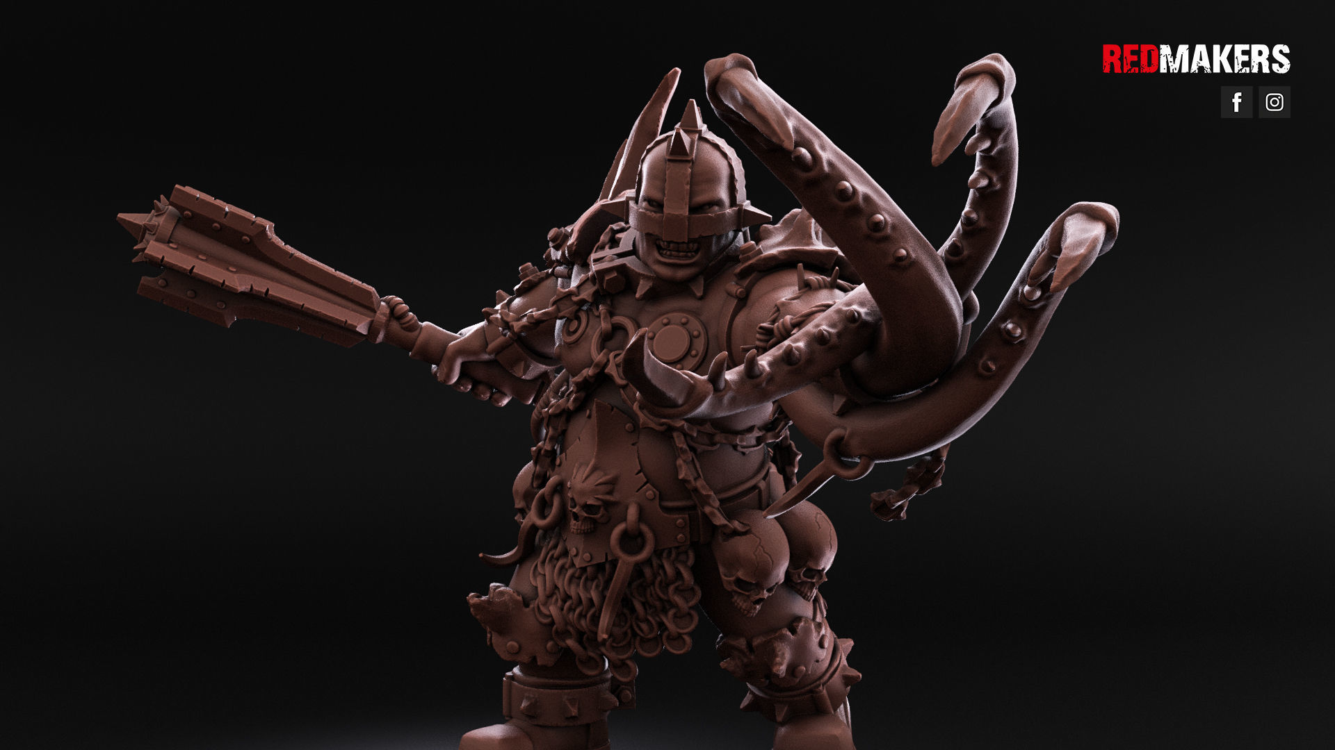 Pack of Abhuman Giants - Heretics 3D print model_3