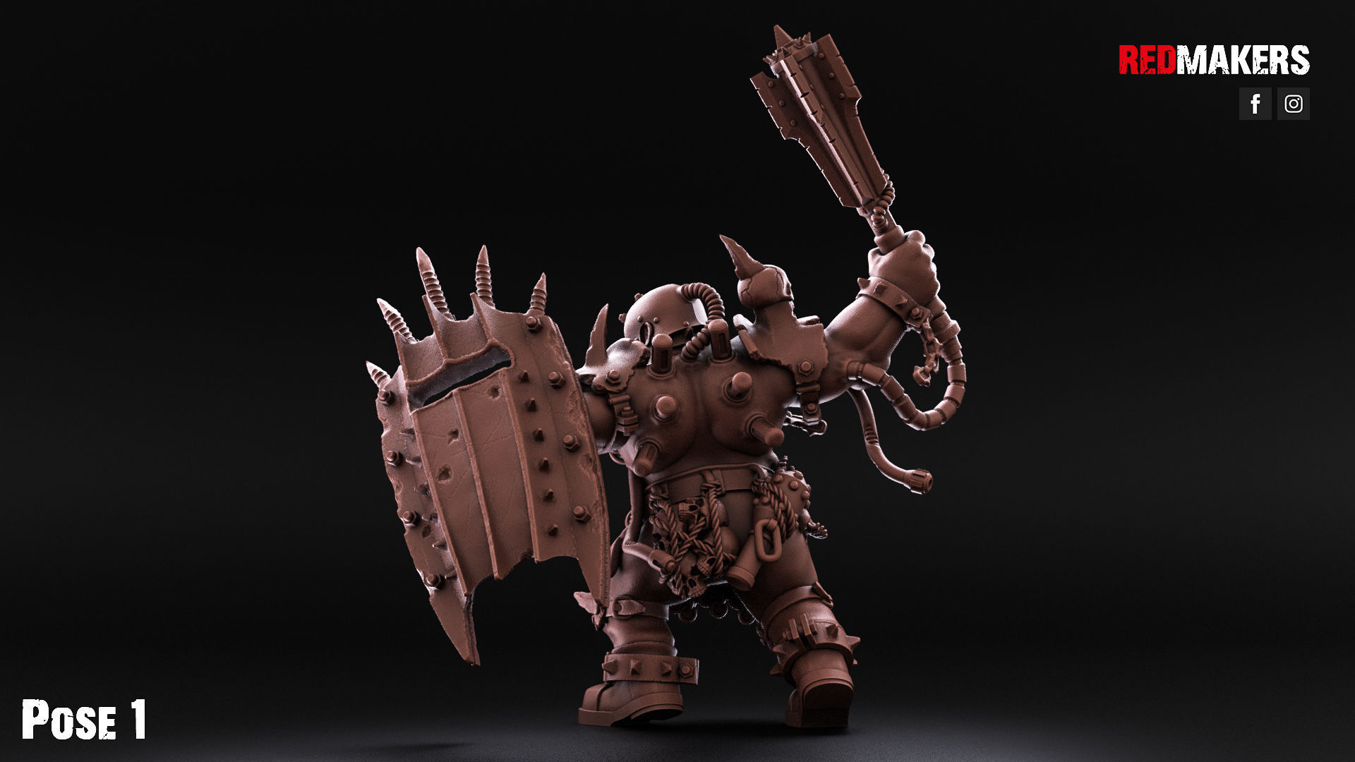 Pack of Abhuman Giants - Heretics 3D print model_14