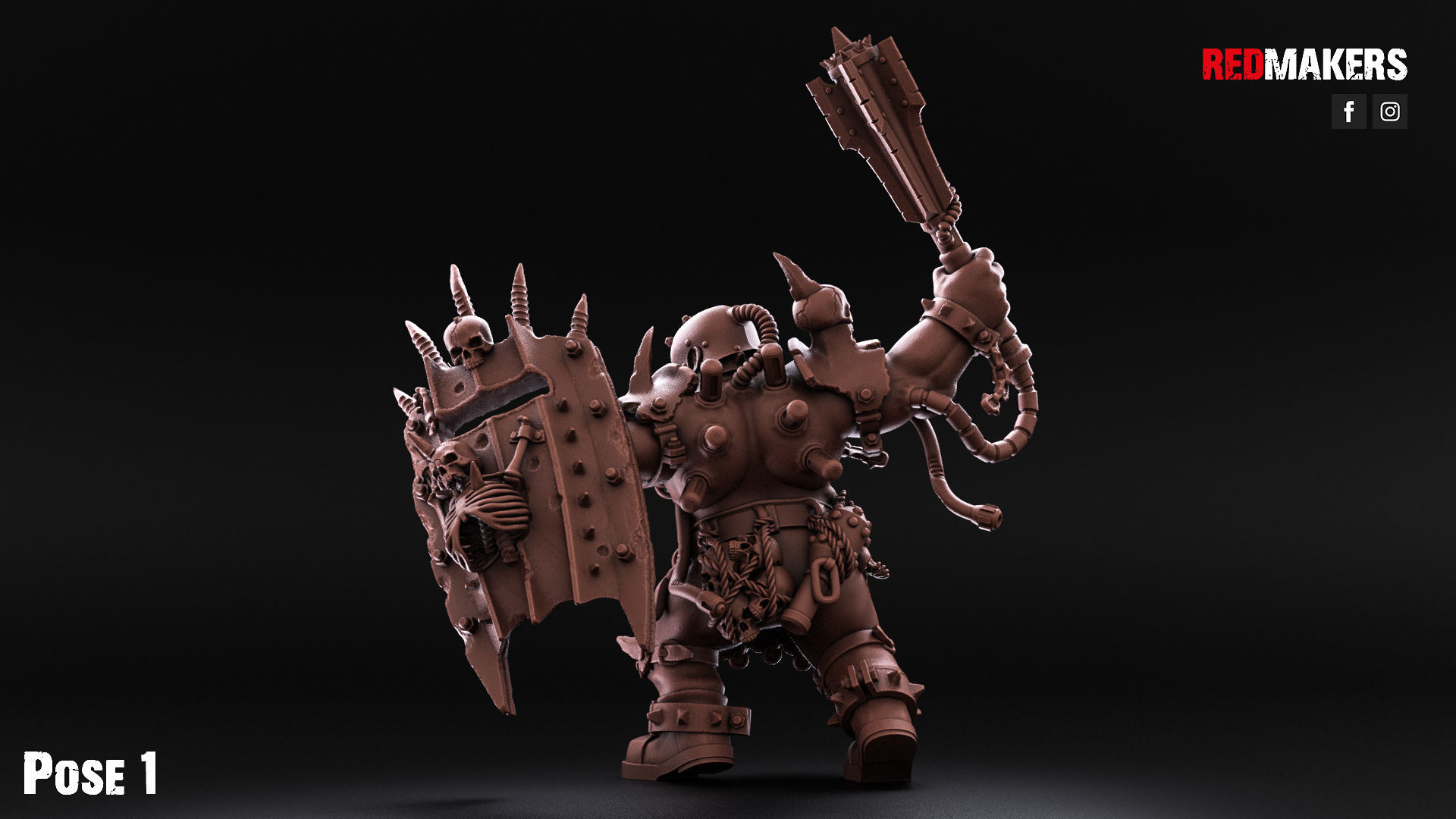 Pack of Abhuman Giants - Heretics 3D print model_13