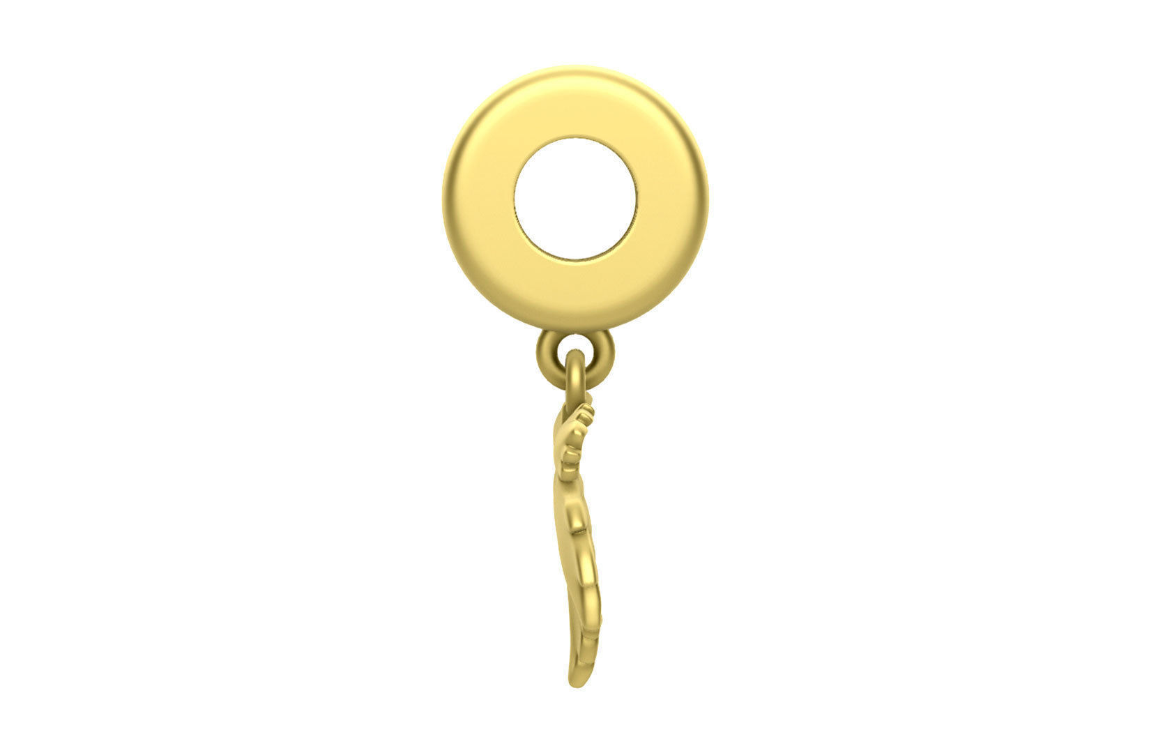 Leaf Charm Set - Maple Leaf Charm -Ring - Earrings - Bracelet 3D print model_9