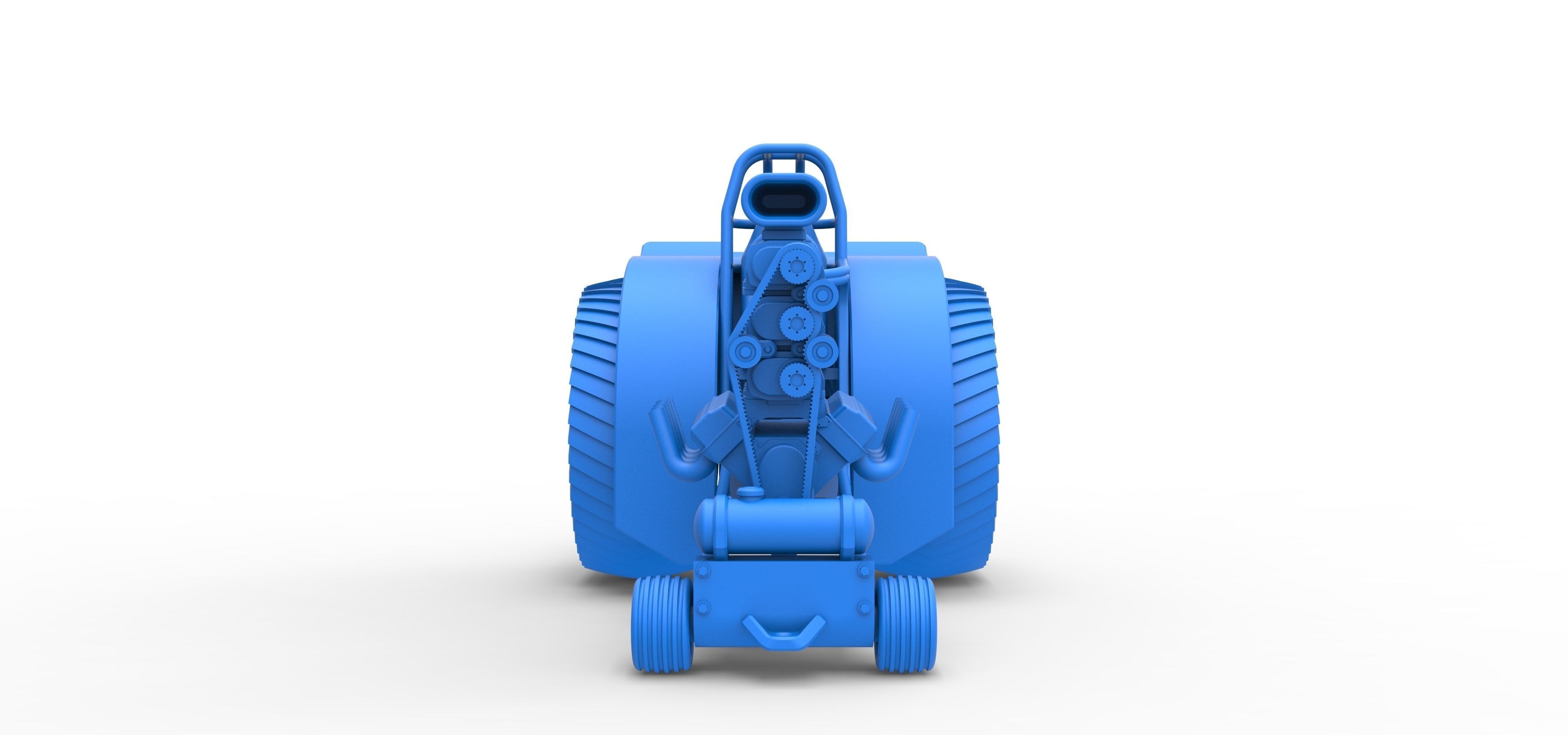 Fun short Super modified Pulling tractor Version 2 Scale 1 to 25 3D print model_21