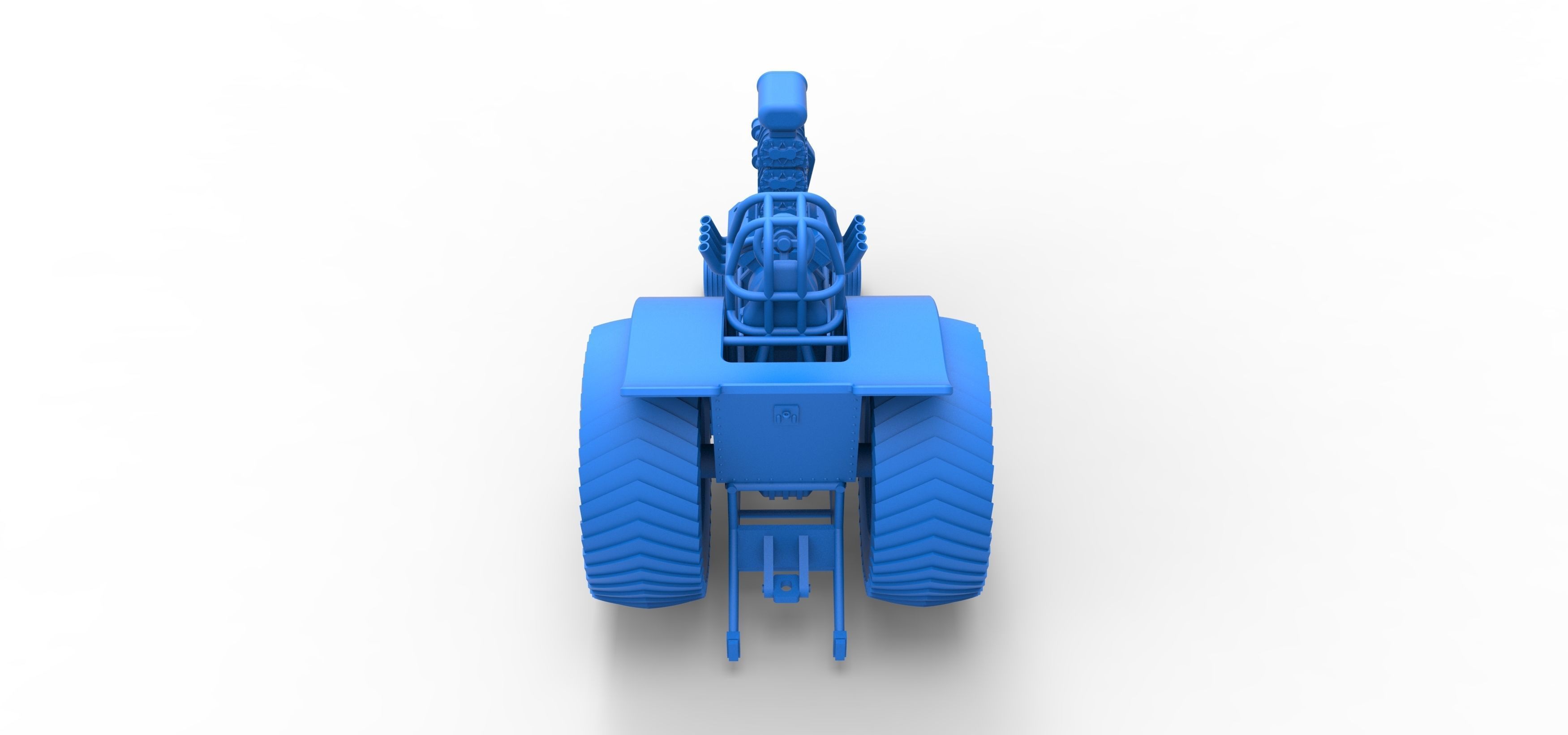Fun short Super modified Pulling tractor Version 2 Scale 1 to 25 3D print model_27