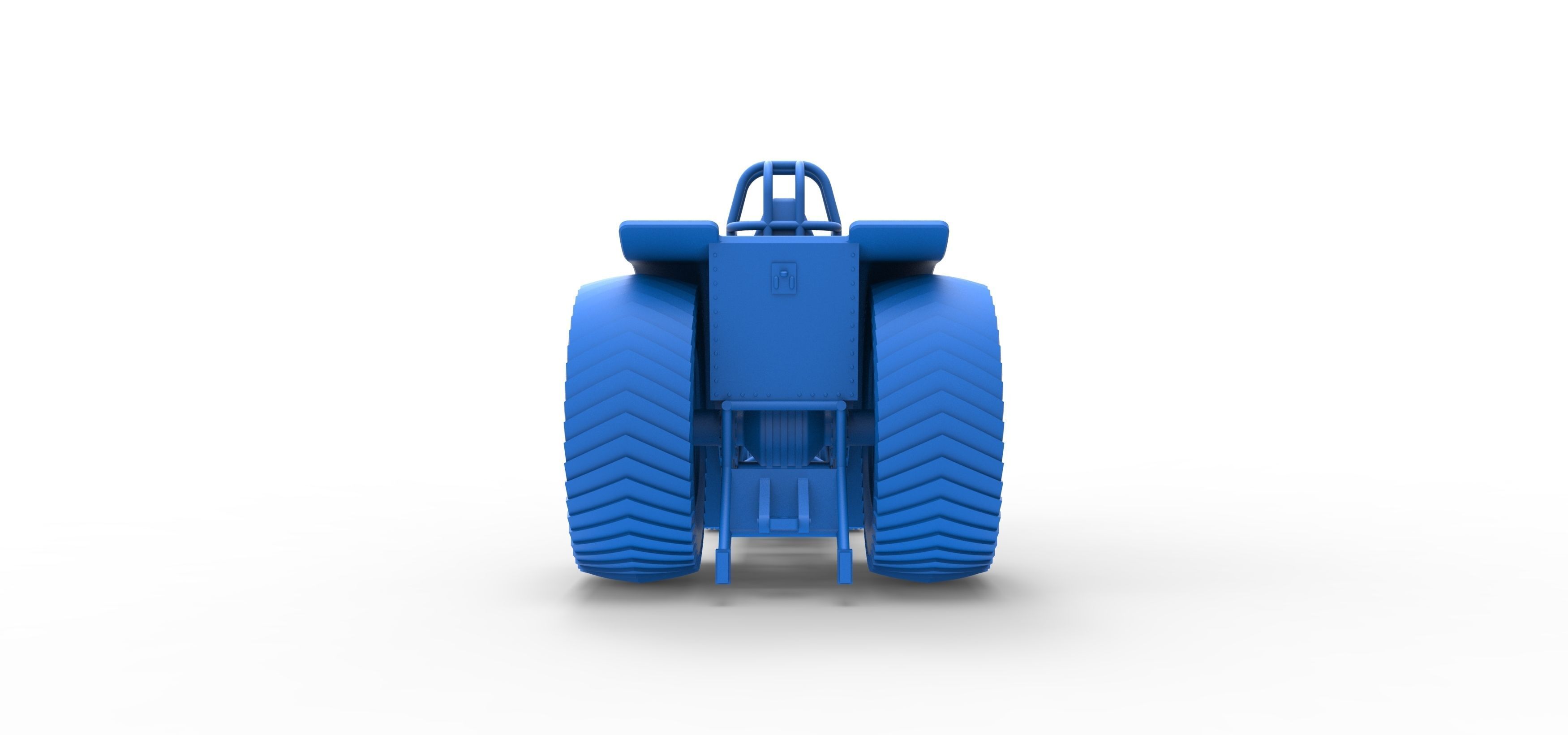 Fun short Super modified Pulling tractor Version 2 Scale 1 to 25 3D print model_28