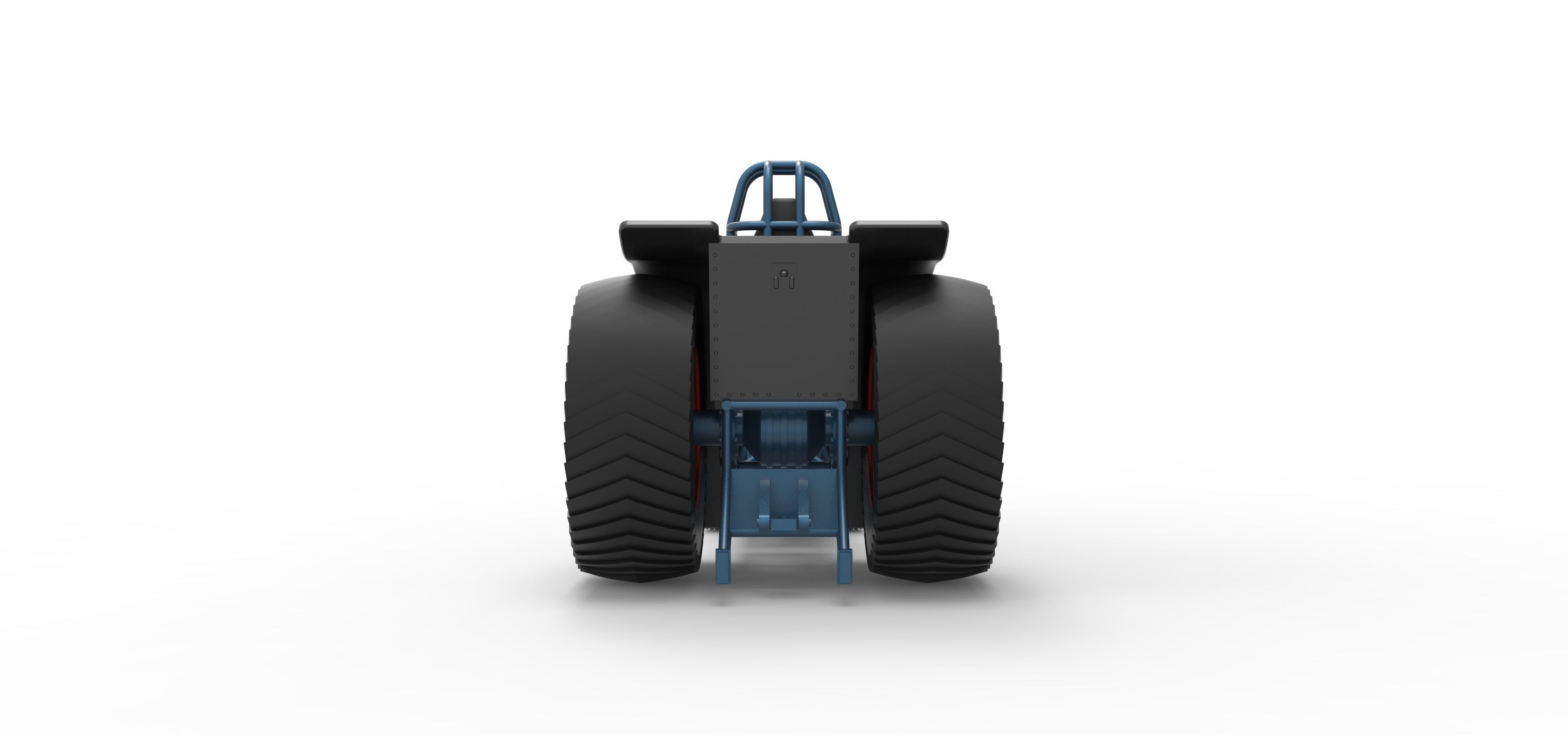 Fun short Super modified Pulling tractor Version 2 Scale 1 to 25 3D print model_14